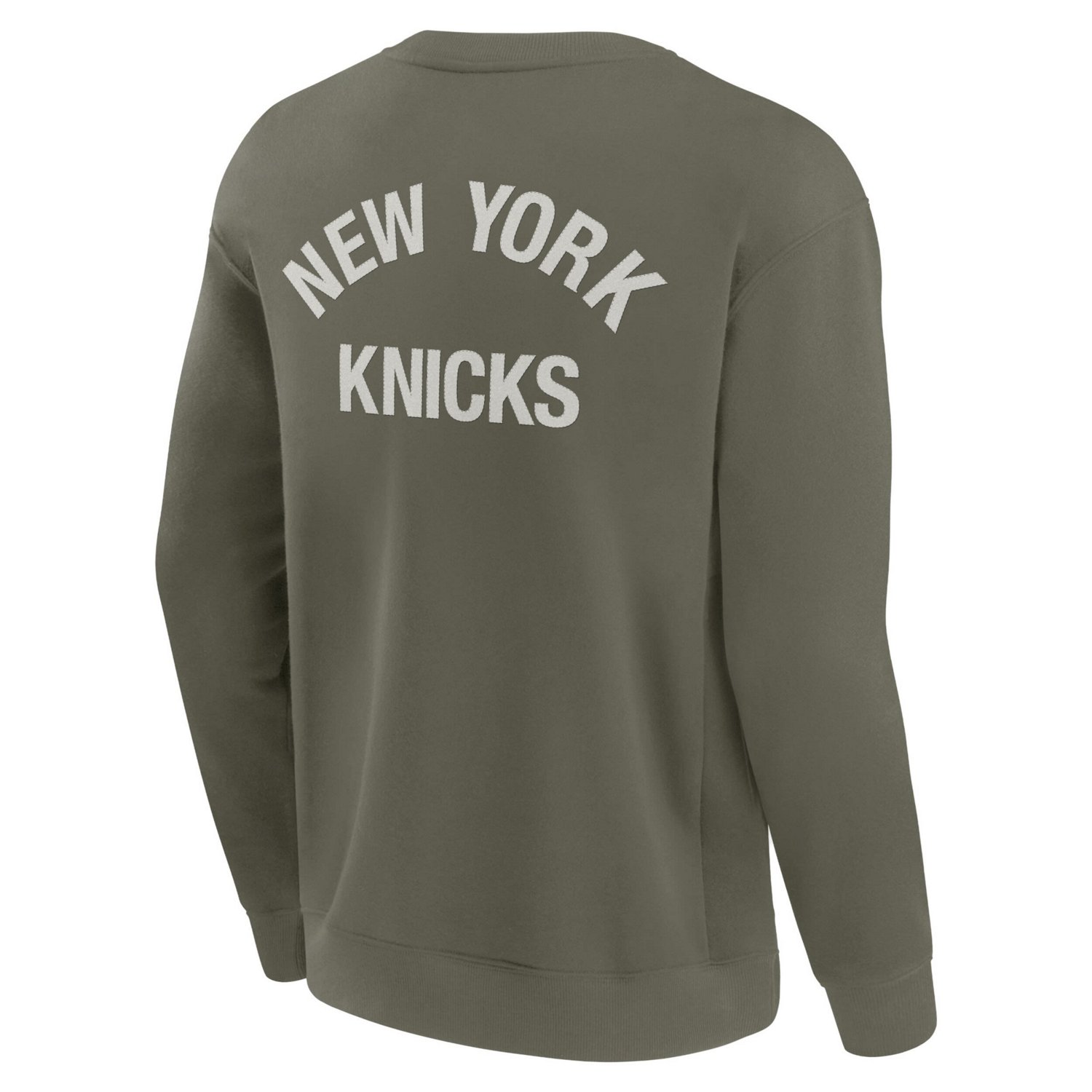 Unisex Fanatics New York Knicks Super Soft Pullover Crew Sweatshirt
