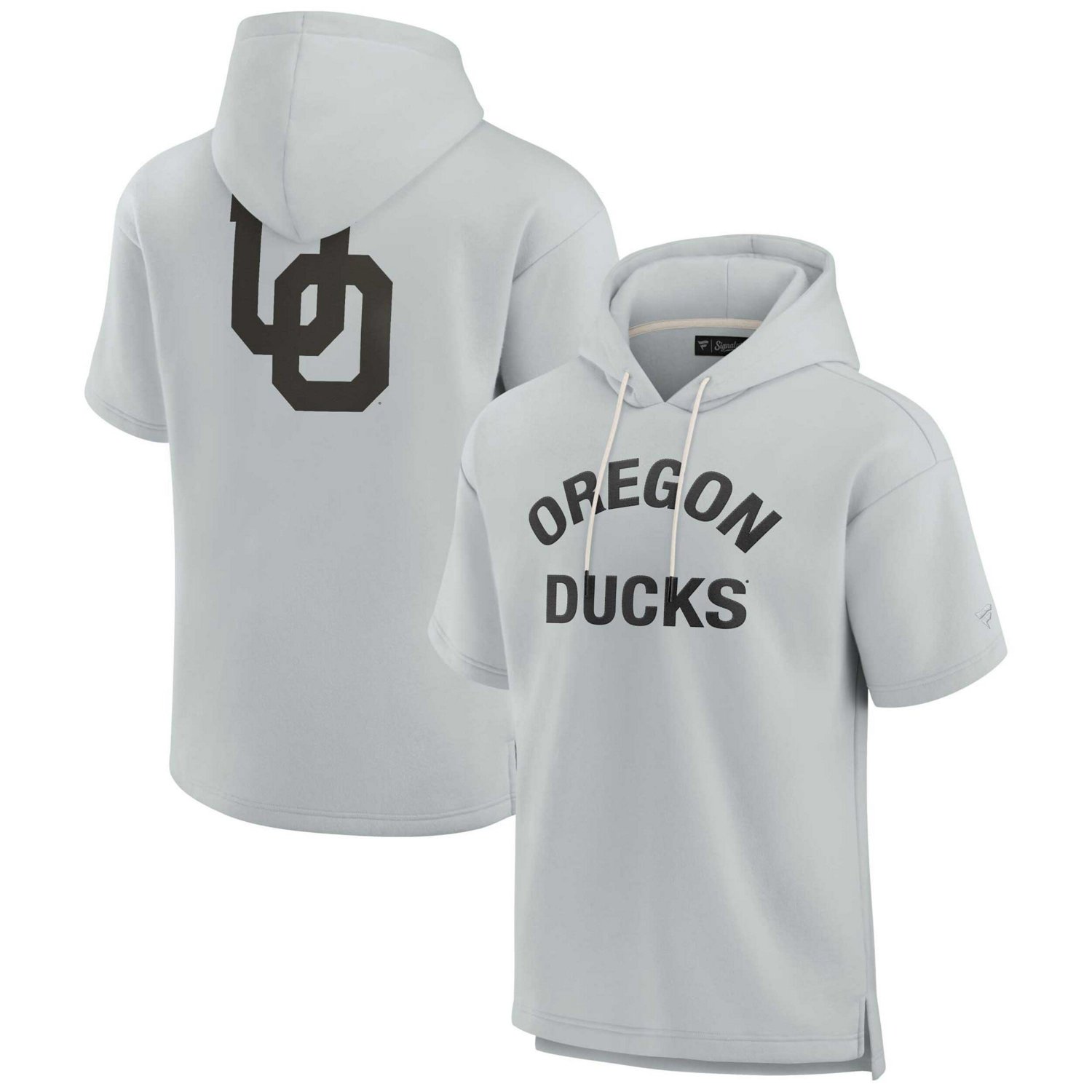 Unisex Fanatics Oregon Ducks Elements Super Soft Fleece Short Sleeve Pullover Hoodie