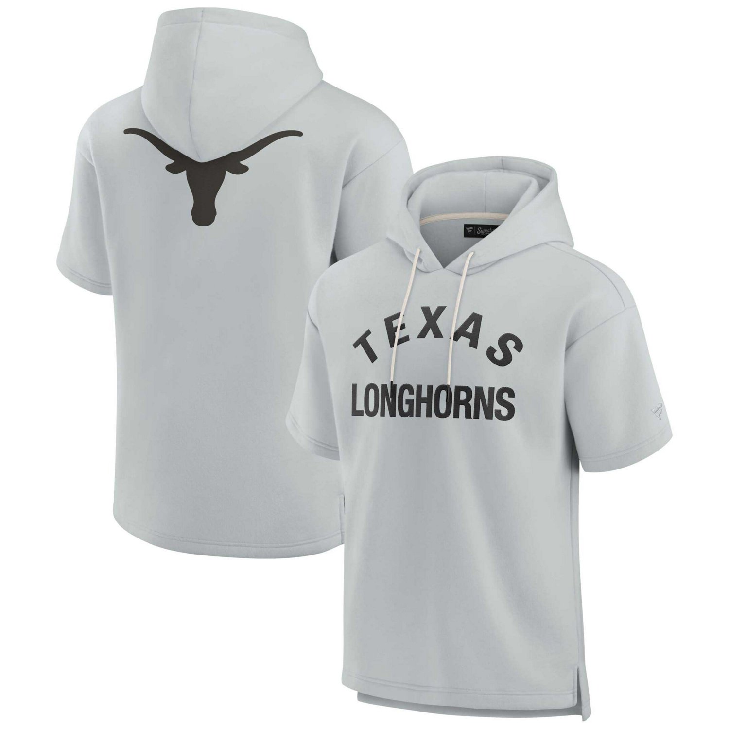Unisex Fanatics Texas Longhorns Elements Super Soft Fleece Short Sleeve Pullover Hoodie