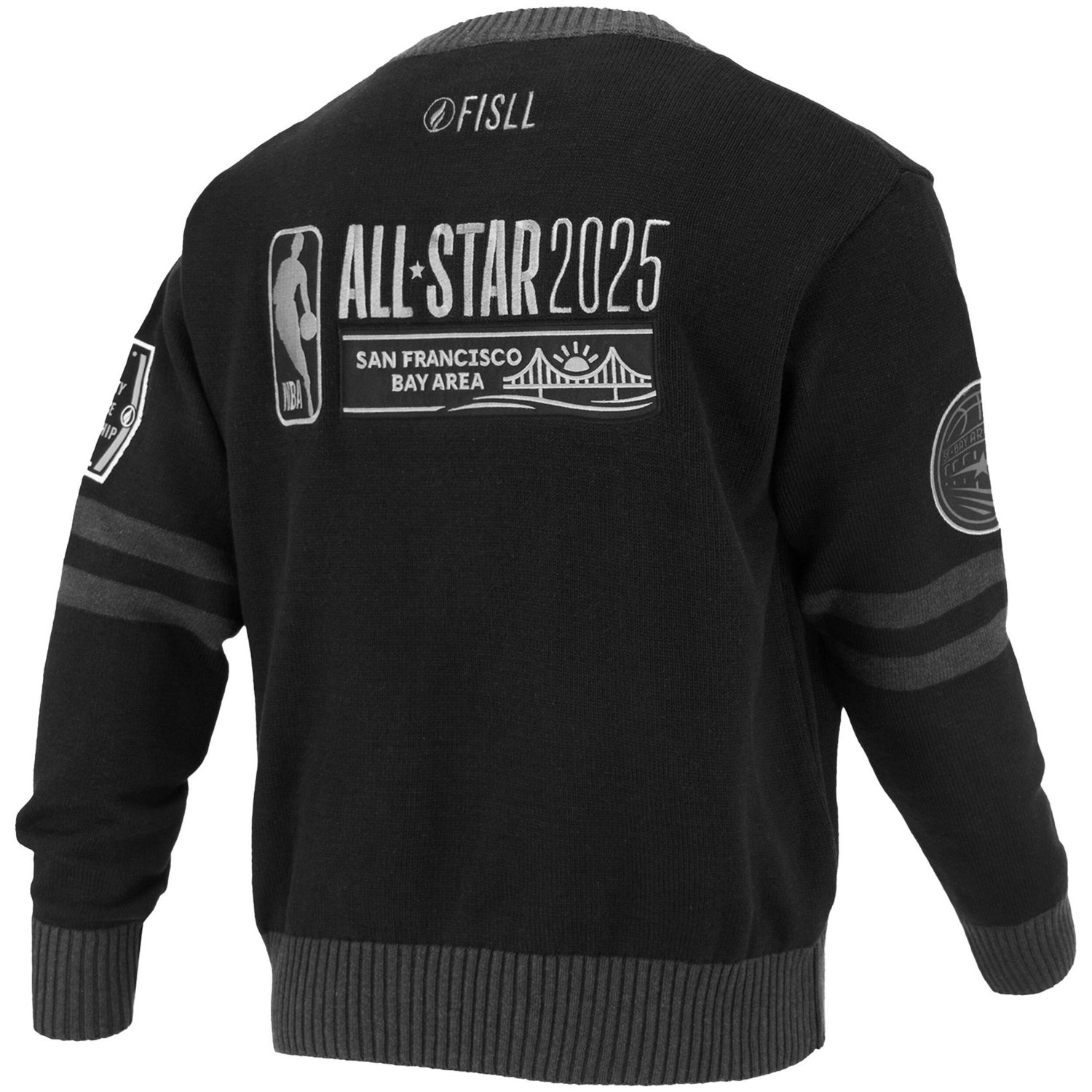 Unisex FISLL 2025 NBA All-Star Game Full-Button Cardigan Sweater - view number 3