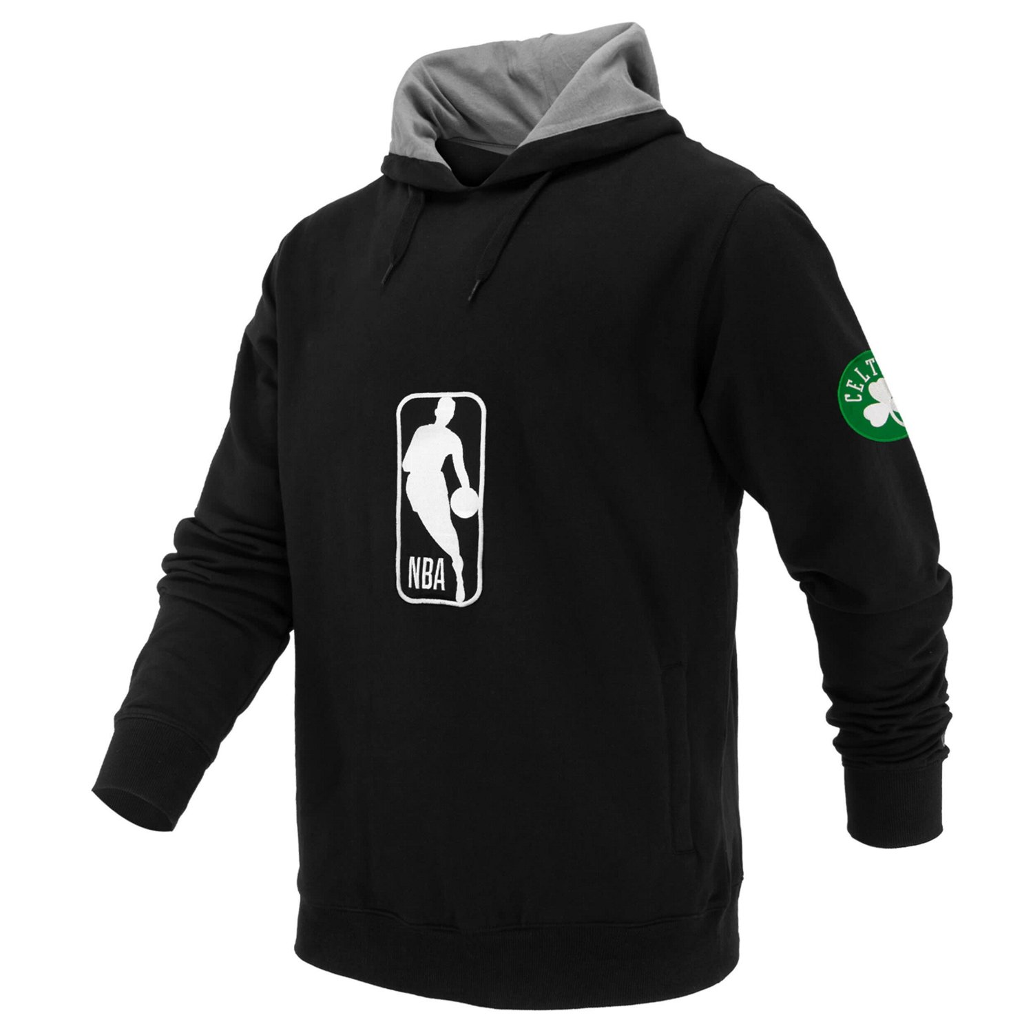 Unisex FISLL Boston Celtics Logoman Shadow Collection Pullover Hoodie - view number 2