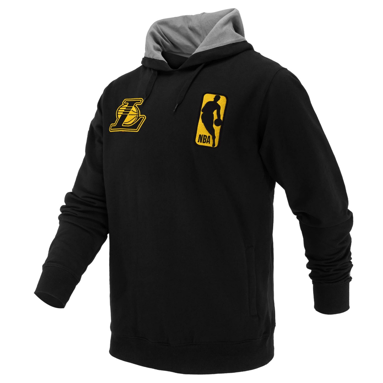 Unisex FISLL Los Angeles Lakers Logoman Shadow Collection Pullover Hoodie - view number 2
