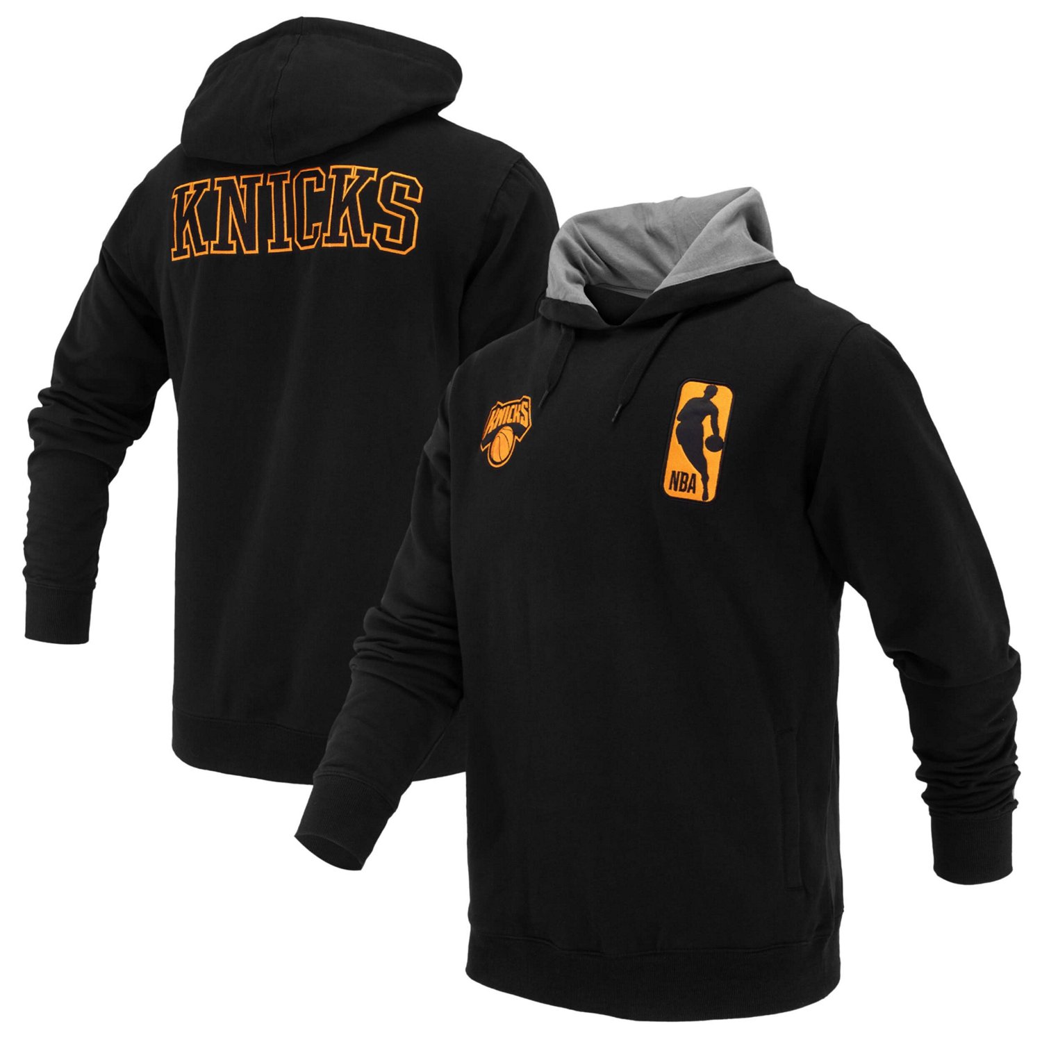 Unisex FISLL New York Knicks Logoman Shadow Collection Pullover Hoodie - view number 1
