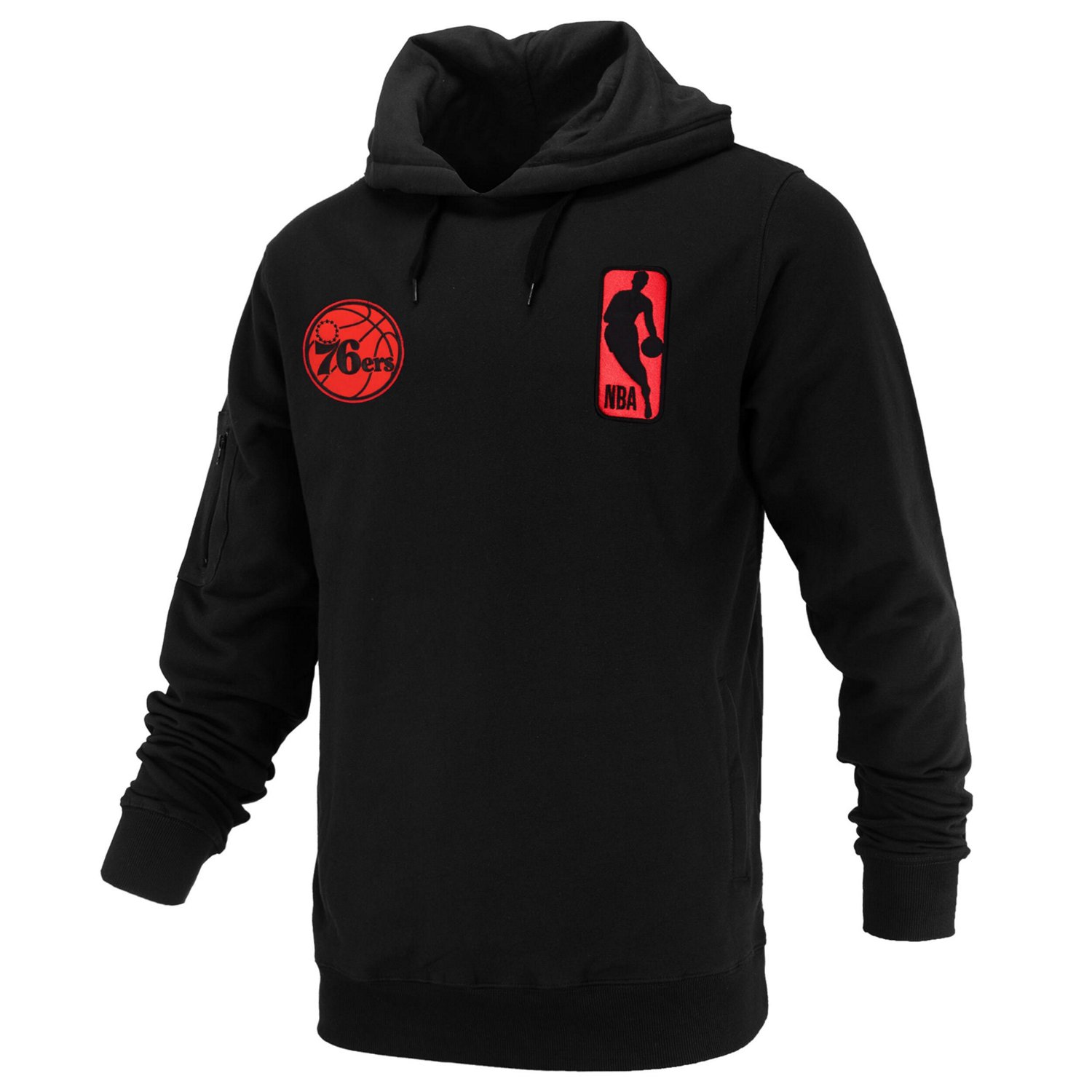 Unisex FISLL Philadelphia 76ers Logoman Shadow Collection Pullover Hoodie - view number 2