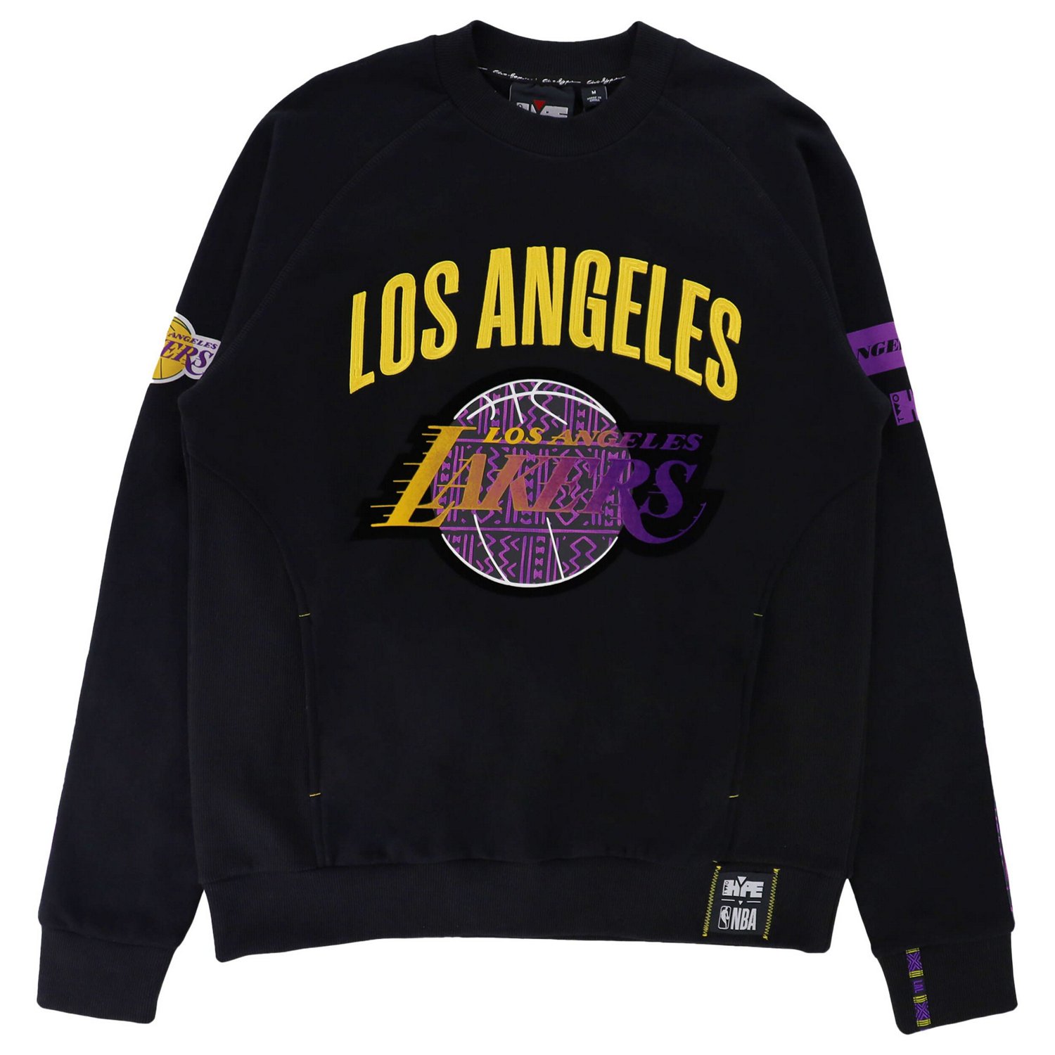 Unisex NBA x Two Hype Los Angeles Lakers Culture  Hoops Heavyweight Pullover Sweatshirt - view number 2