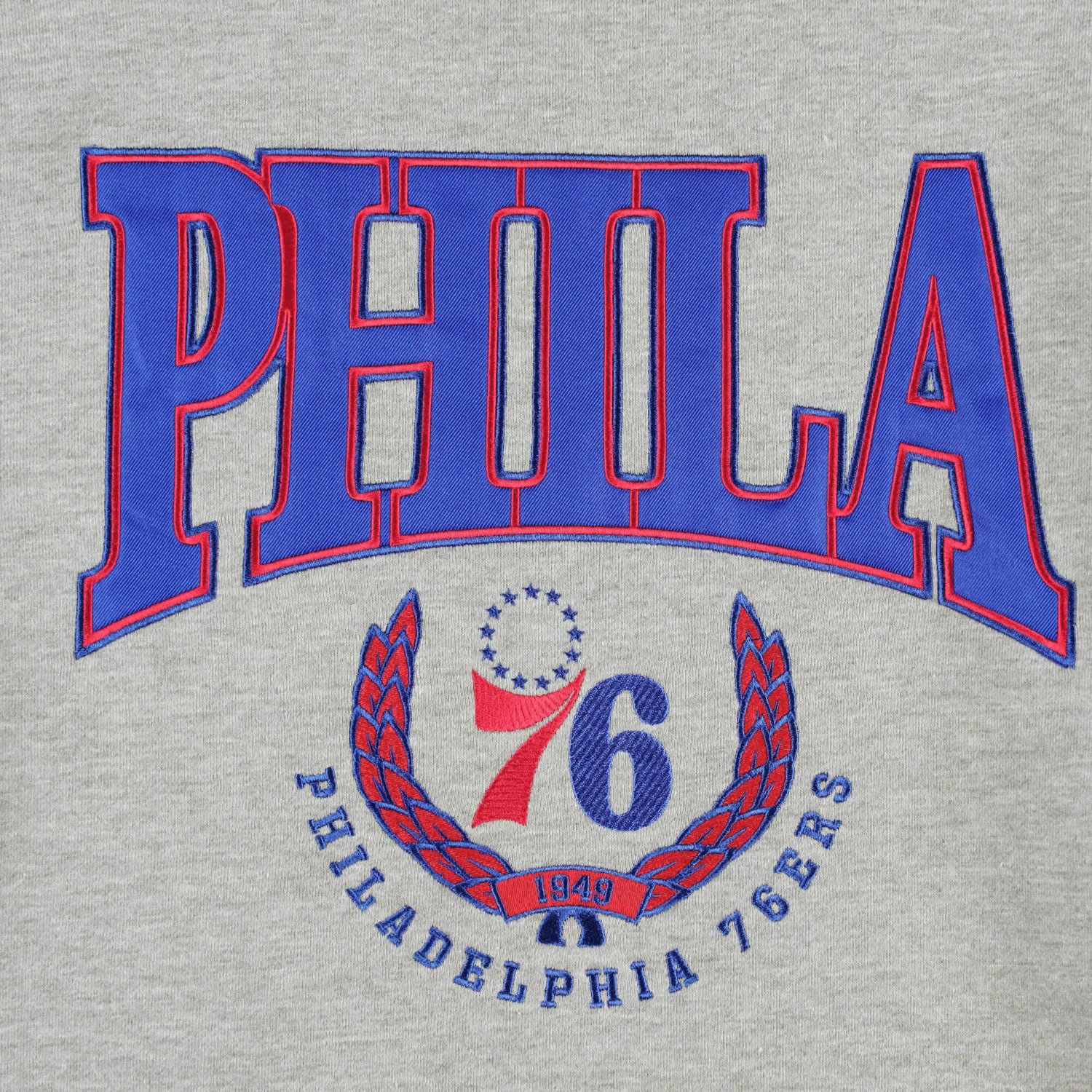 Unisex New Era Philadelphia 76ers Vintage Throwback Crew Sweatshirt - view number 4