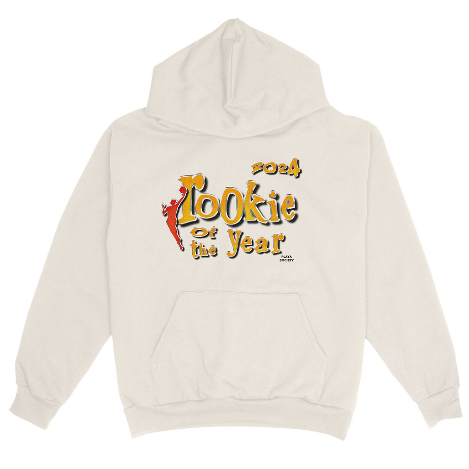 Unisex Playa Society Caitlin Clark Indiana Fever 2024 WNBA Rookie of the Year Pullover Hoodie - view number 2