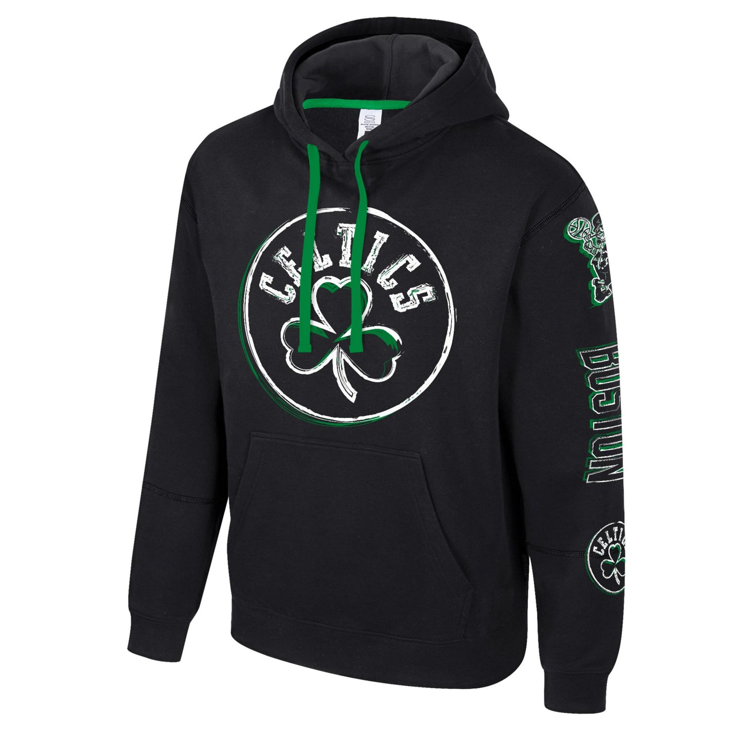 Unisex Stadium Essentials Boston Celtics Elementized Pullover Hoodie - view number 2
