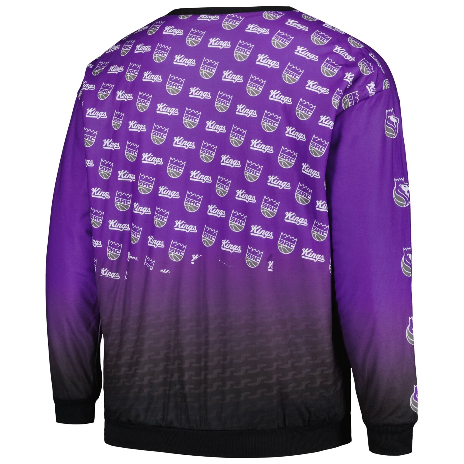 Unisex Stadium Essentials Gray Sacramento Kings Full Capacity Reversible Pullover Sweatshirt - view number 3