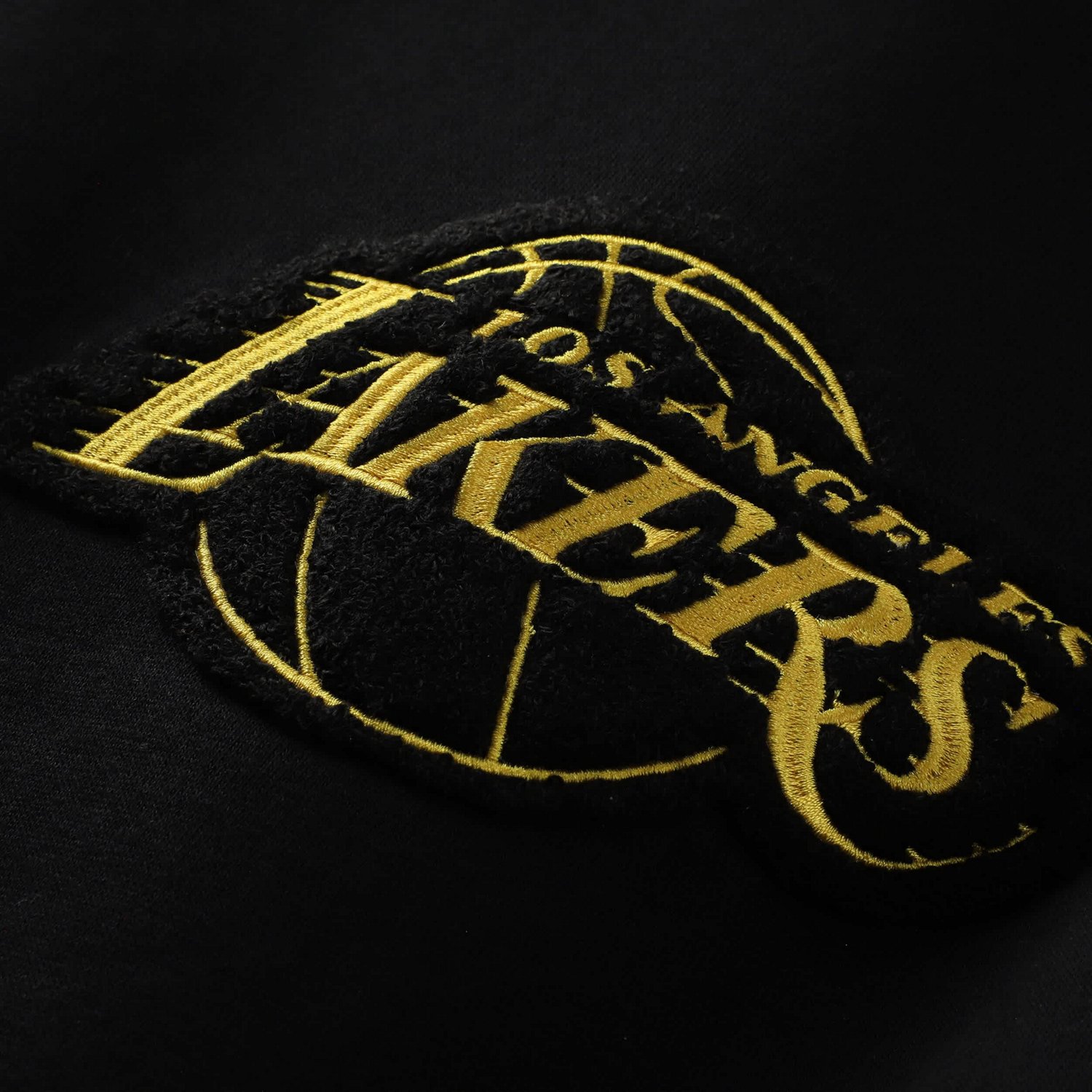 Unisex Stadium Essentials Los Angeles Lakers Club Level Chenille Sweatshirt - view number 4