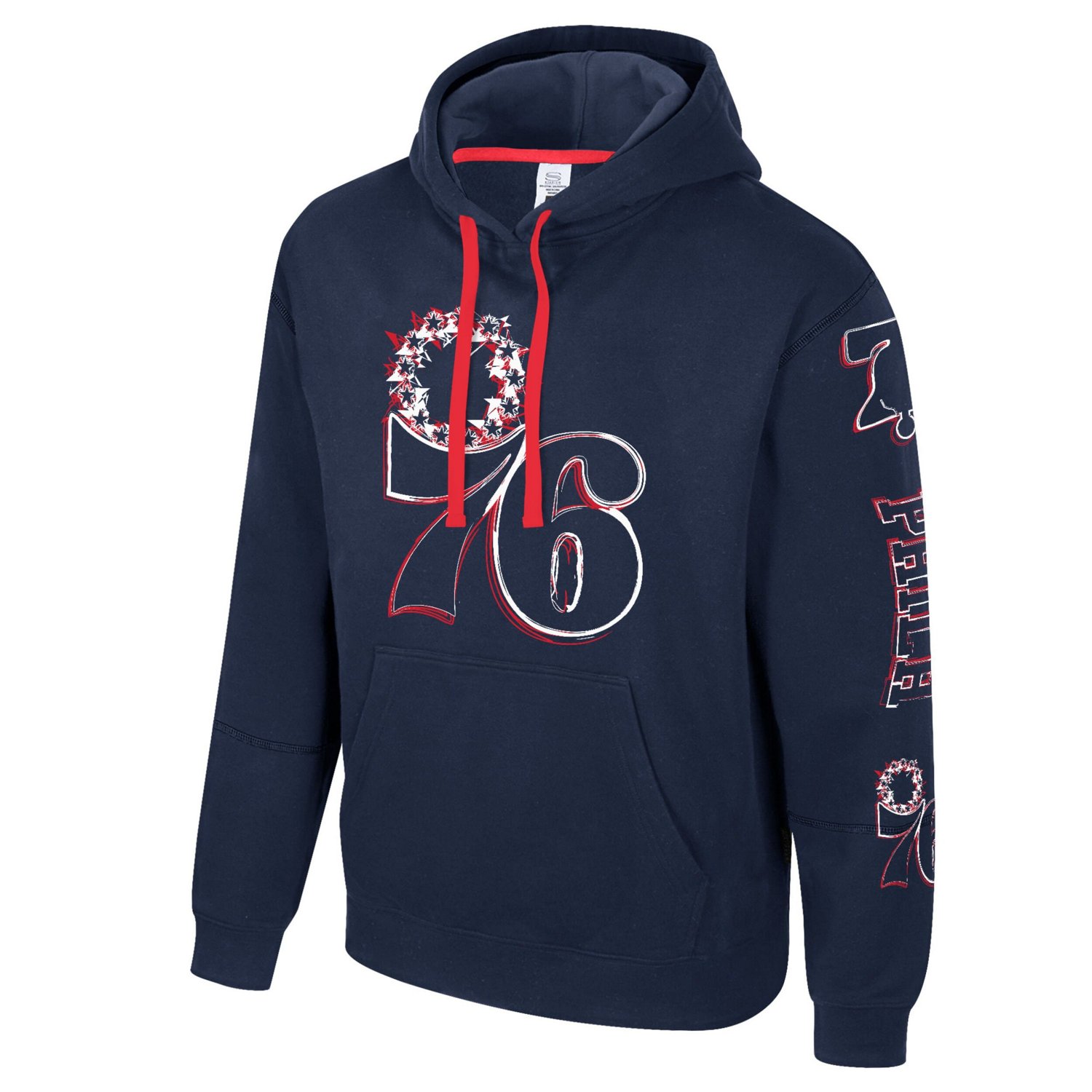Unisex Stadium Essentials Philadelphia 76ers Elementized Pullover Hoodie - view number 2