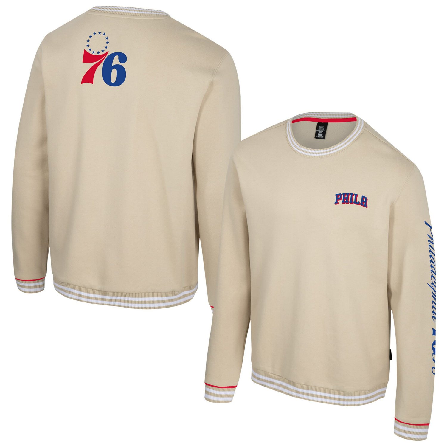 Unisex Stadium Essentials Philadelphia 76ers Halftime Pullover Sweatshirt