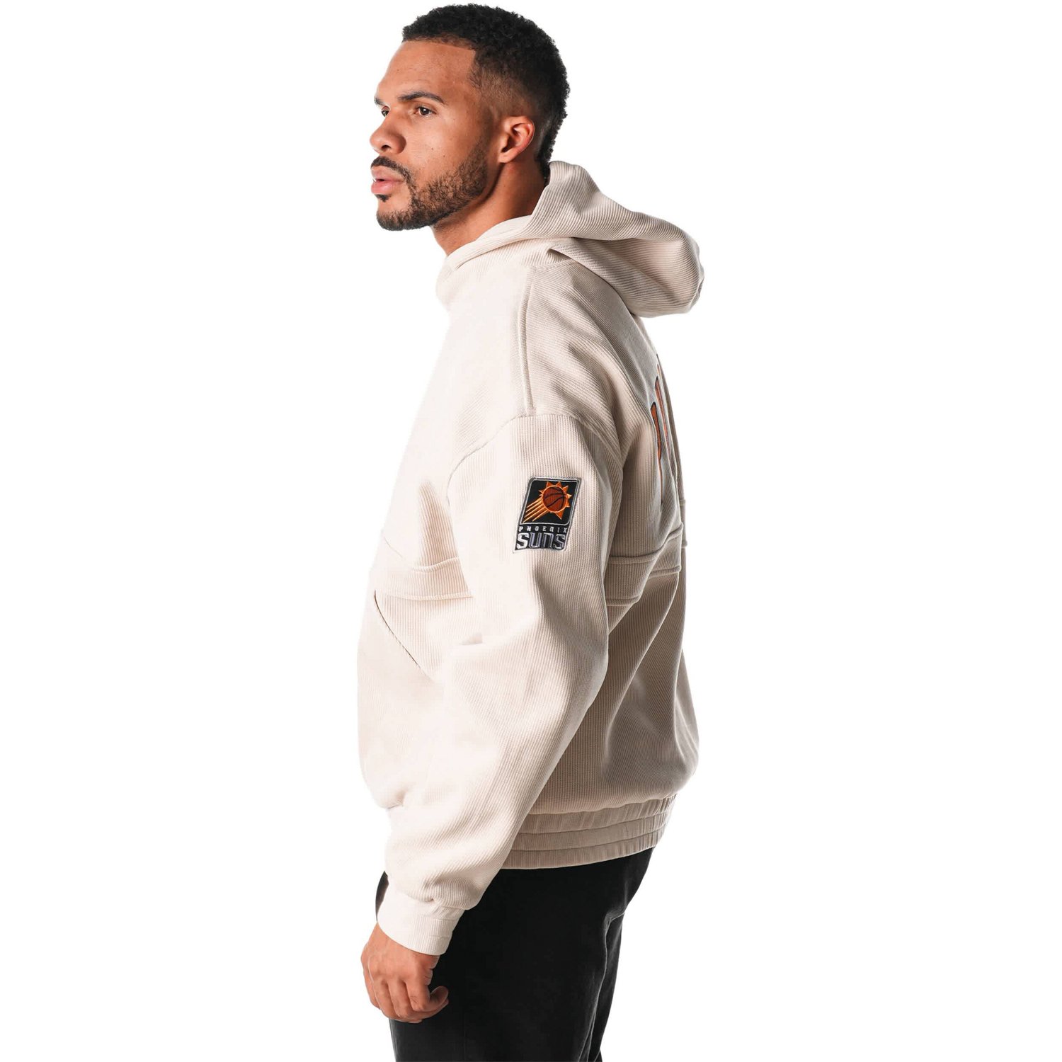 Unisex The Wild Collective Phoenix Suns Corduroy Tri-Blend Pullover Hoodie - view number 3