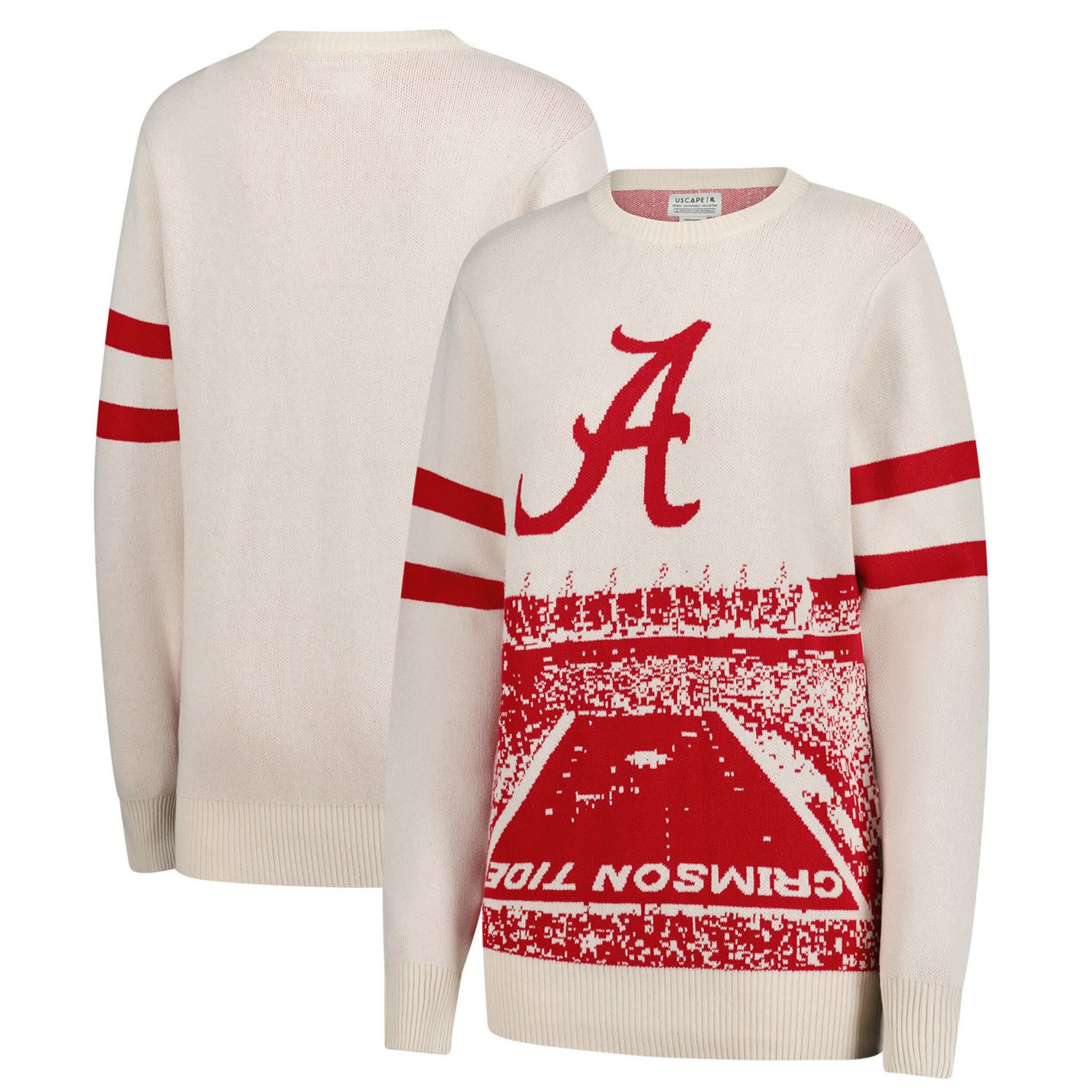 Unisex Uscape Apparel Alabama Crimson Tide Renew Knit Stadium Sweater