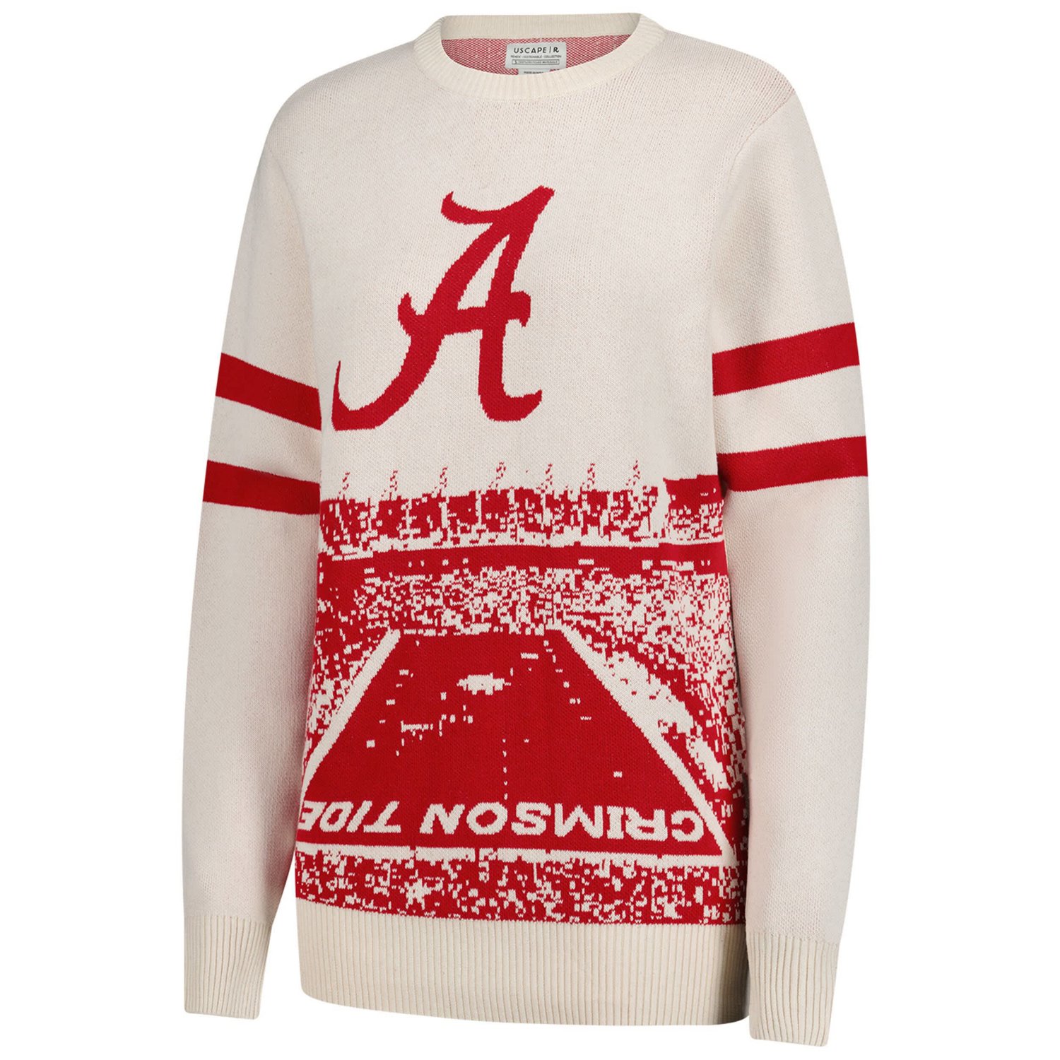 Unisex Uscape Apparel Alabama Crimson Tide Renew Knit Stadium Sweater - view number 2