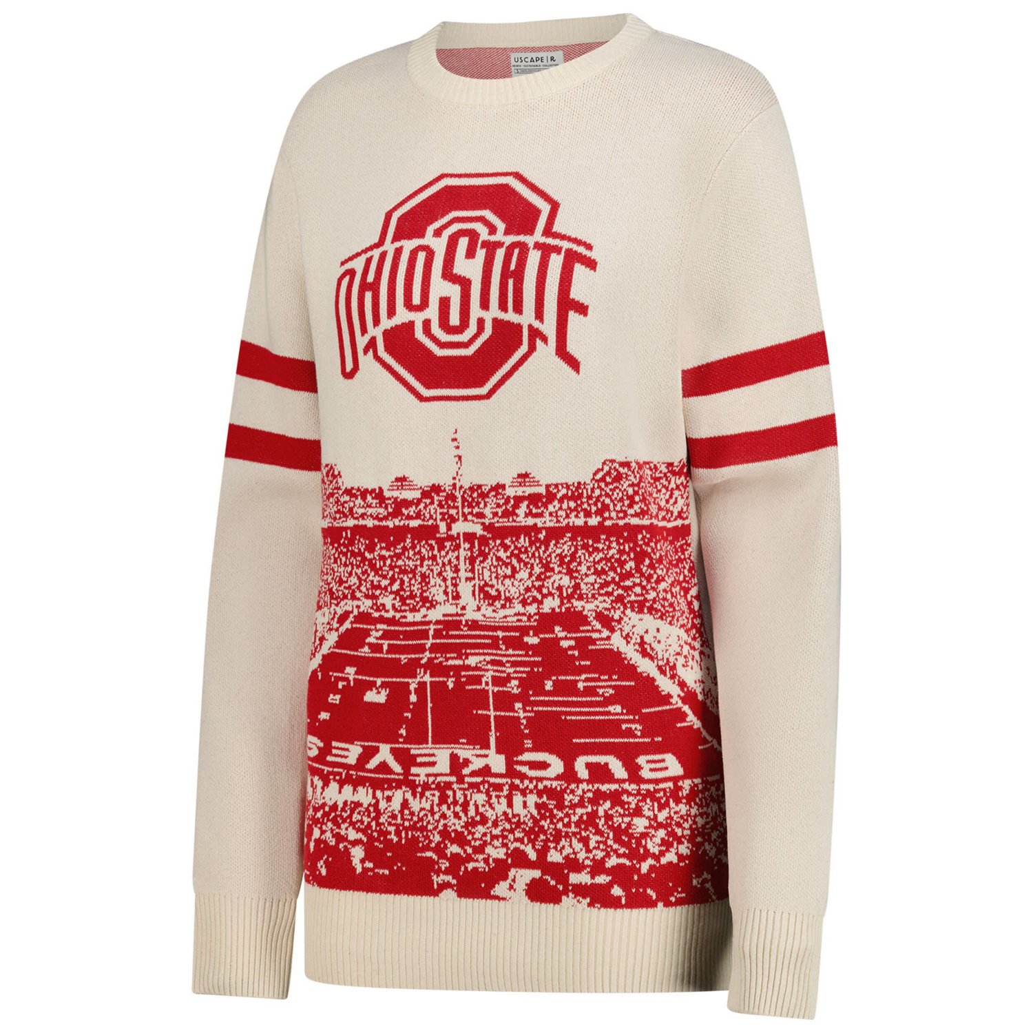 Unisex Uscape Apparel Ohio State Buckeyes Renew Knit Stadium Sweater - view number 2