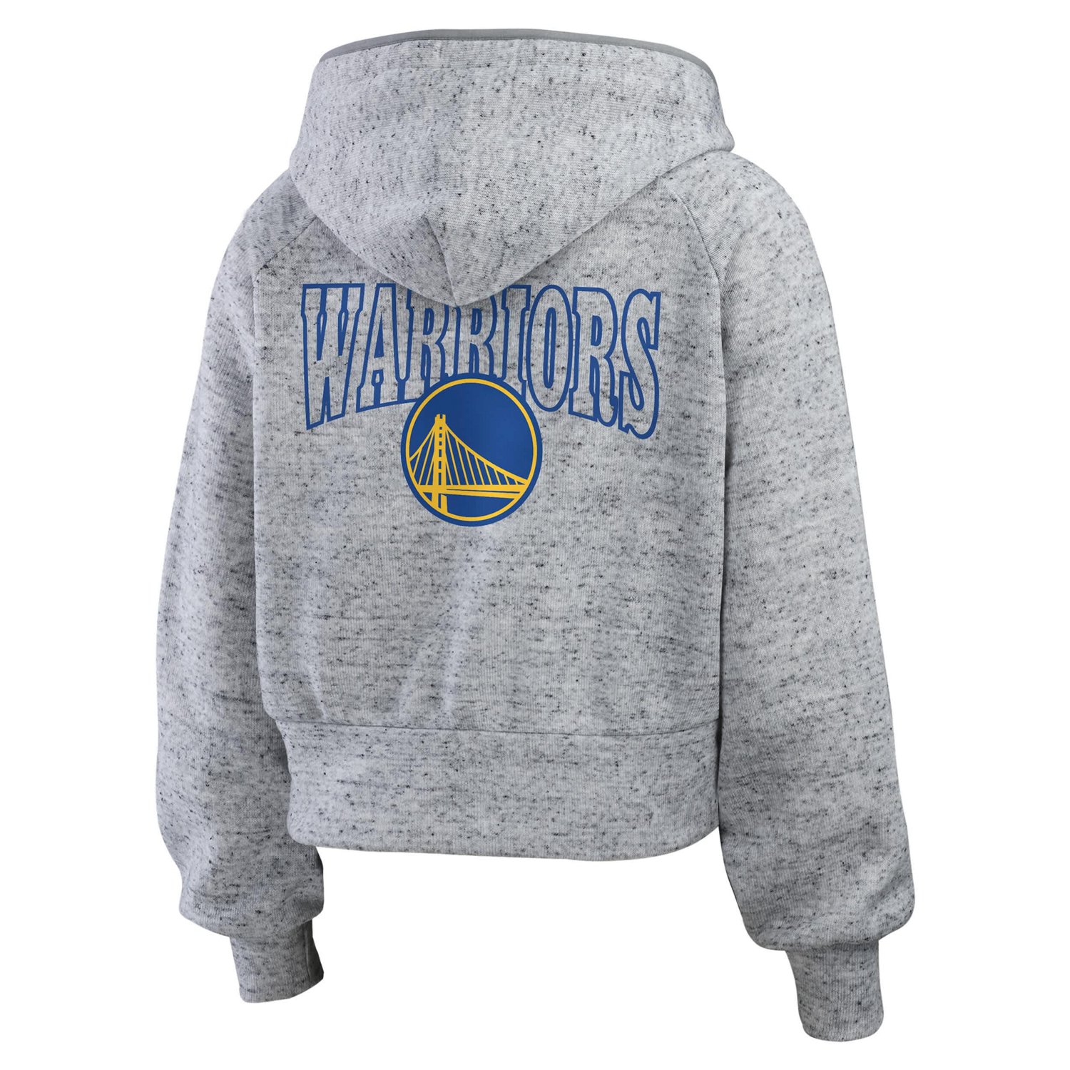 WEAR by Erin Andrews Golden State Warriors Speckled Radiator Full-Zip Hoodie                                                     - view number 3