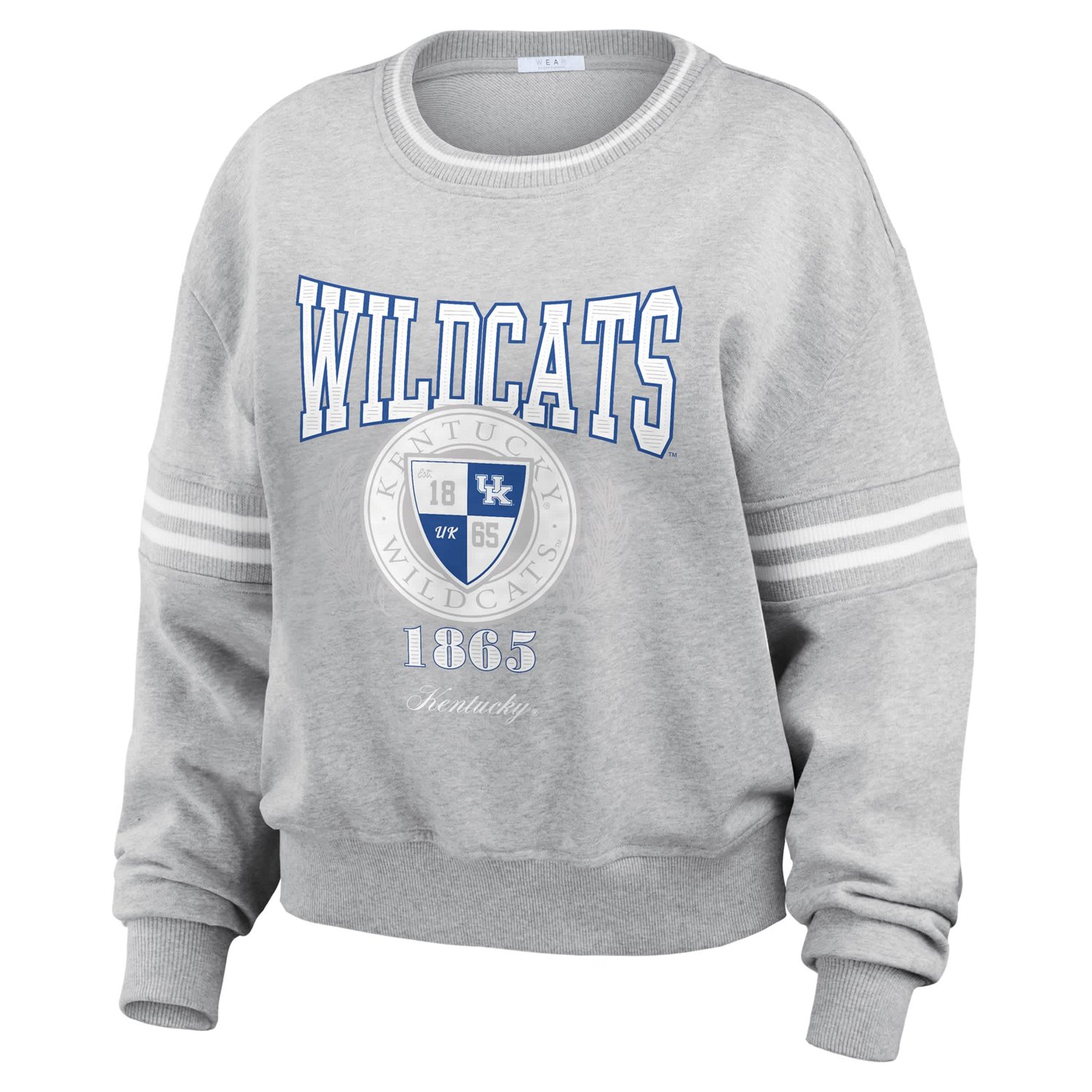 WEAR by Erin Andrews Kentucky Wildcats Classic Stripe Pullover Sweater