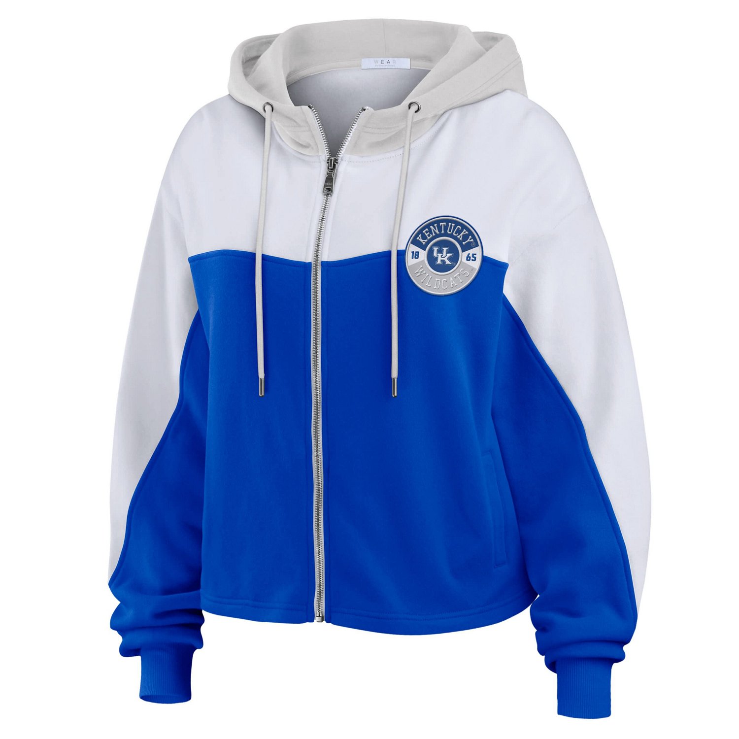 WEAR by Erin Andrews Kentucky Wildcats Color-Block Full-Zip Hoodie - view number 2