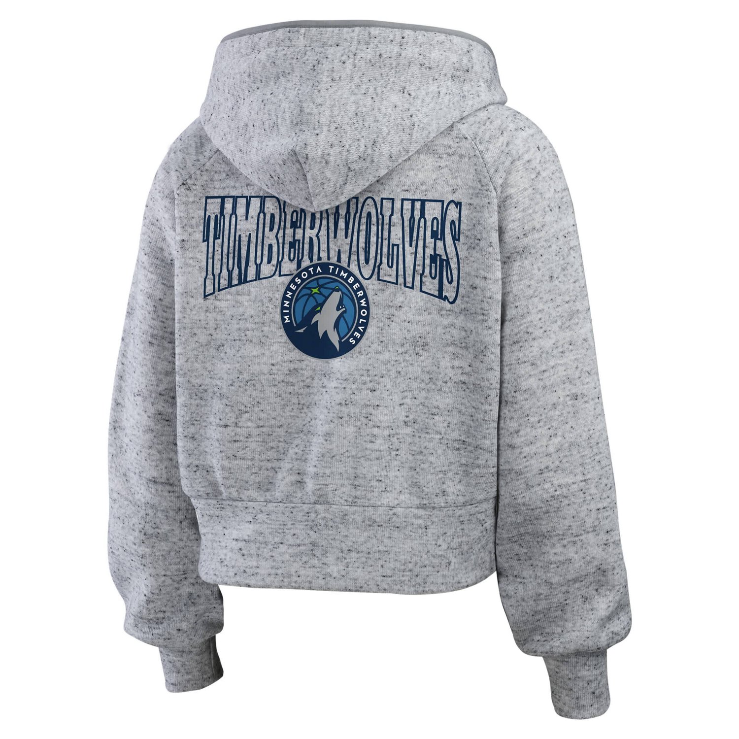 WEAR by Erin Andrews Minnesota Timberwolves Speckled Radiator Full-Zip Hoodie                                                    - view number 3