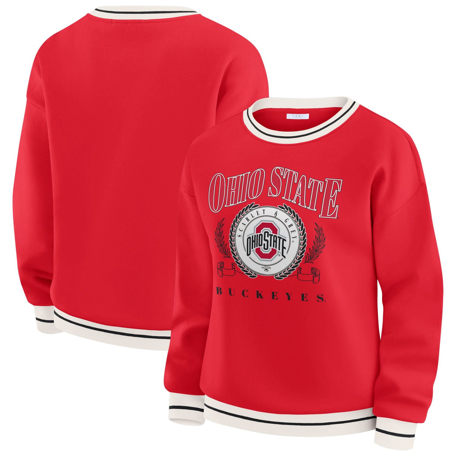 WEAR by Erin Andrews Ohio State Buckeyes Seal Sweatshirt