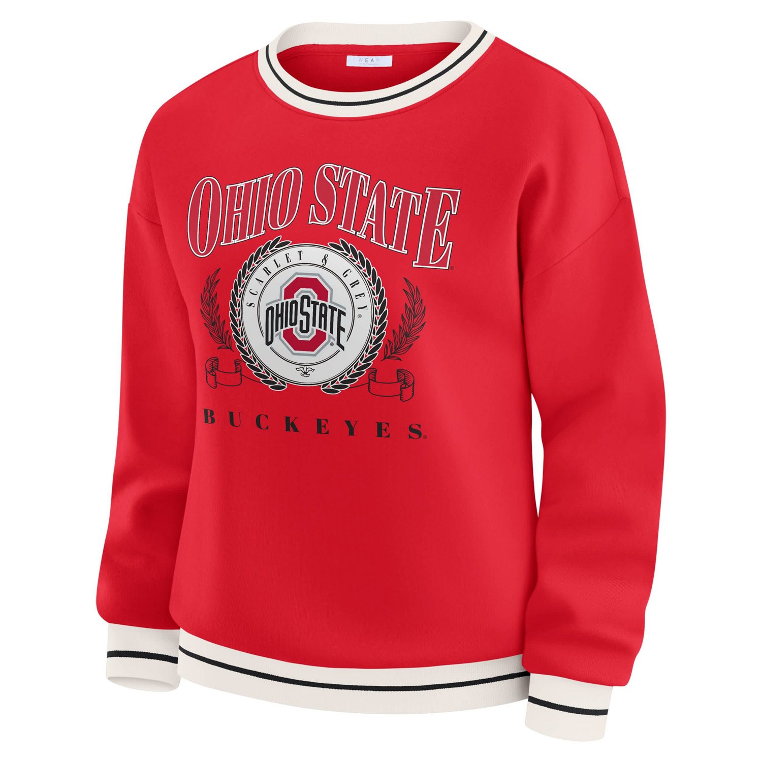 WEAR by Erin Andrews Ohio State Buckeyes Seal Sweatshirt - view number 2
