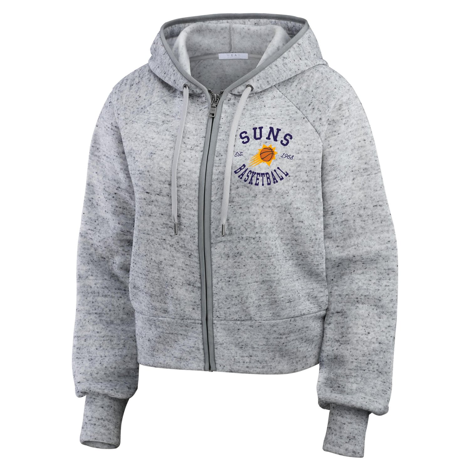WEAR by Erin Andrews Phoenix Suns Speckled Radiator Full-Zip Hoodie                                                              - view number 2