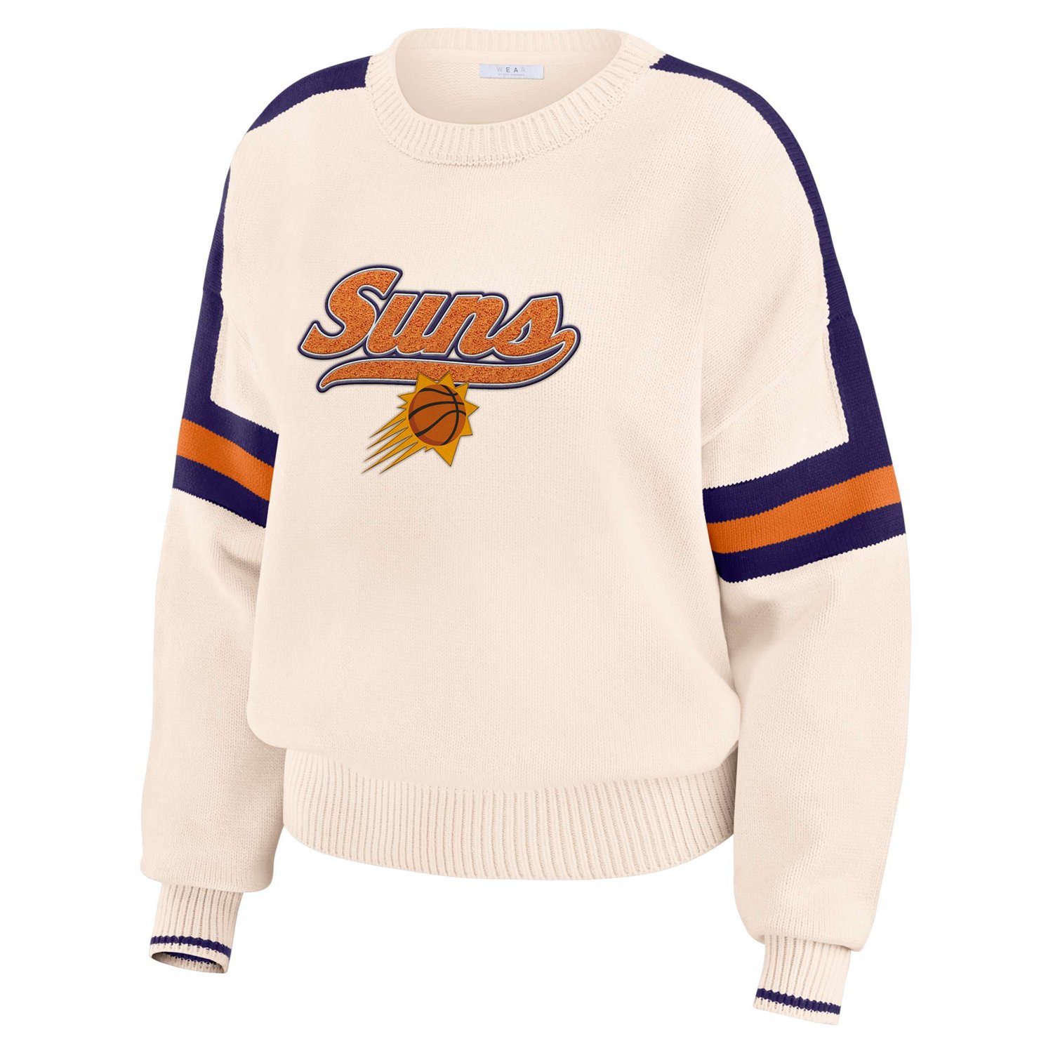 WEAR by Erin Andrews Phoenix Suns Stripe Pullover Sweater - view number 2