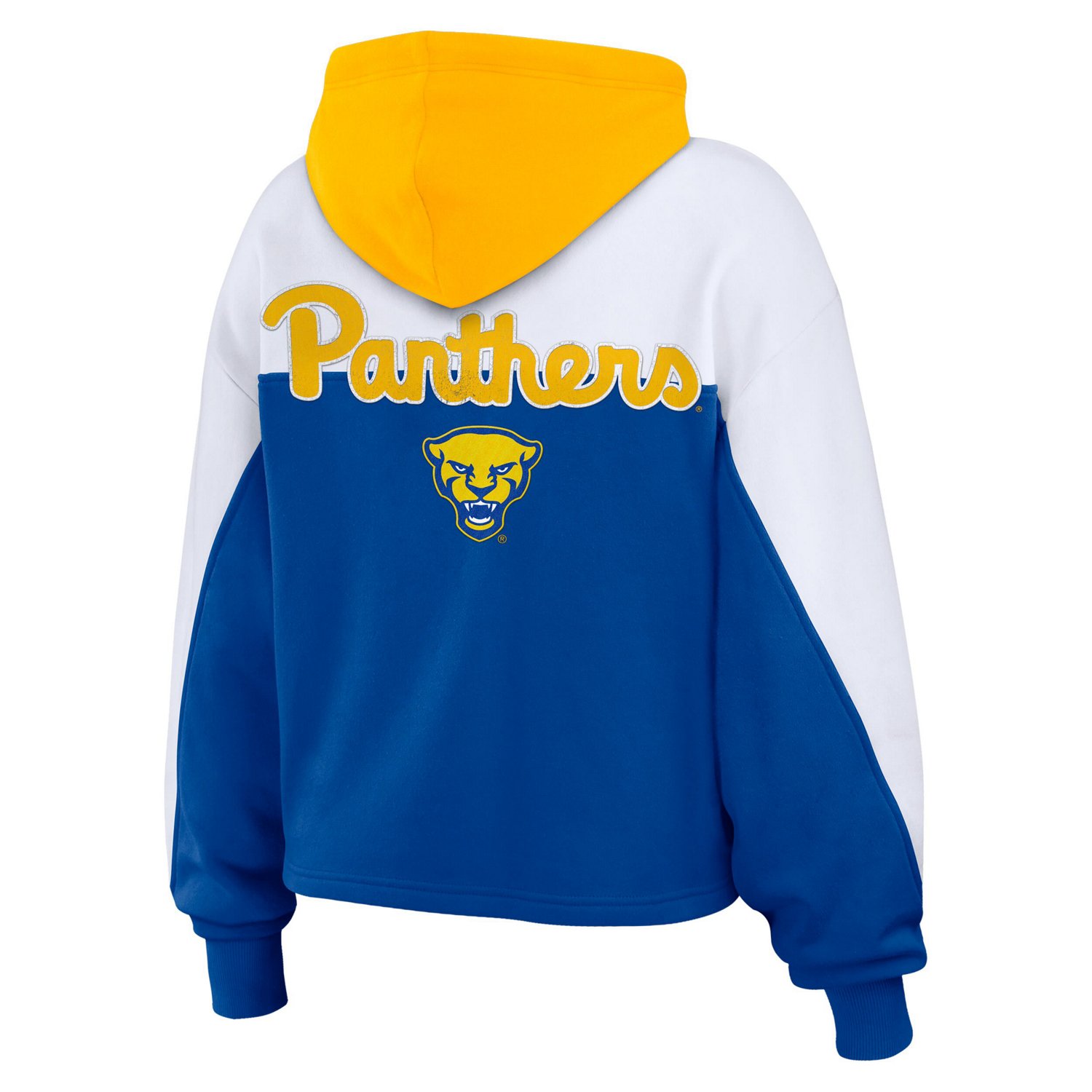 WEAR by Erin Andrews Pitt Panthers Color-Block Full-Zip Hoodie - view number 3