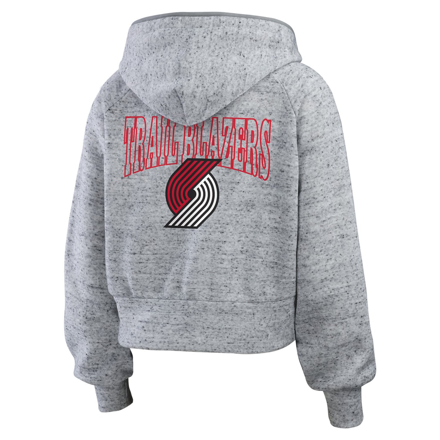 WEAR by Erin Andrews Portland Trail Blazers Speckled Radiator Full-Zip Hoodie                                                    - view number 3
