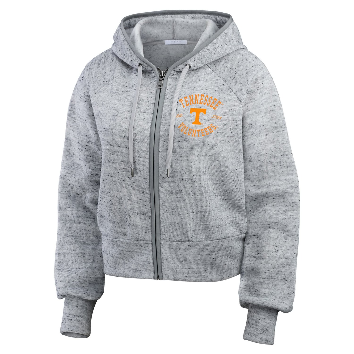 WEAR by Erin Andrews Tennessee Volunteers Wear Speckle Double-Hit Raglan Full-Zip Hoodie - view number 2