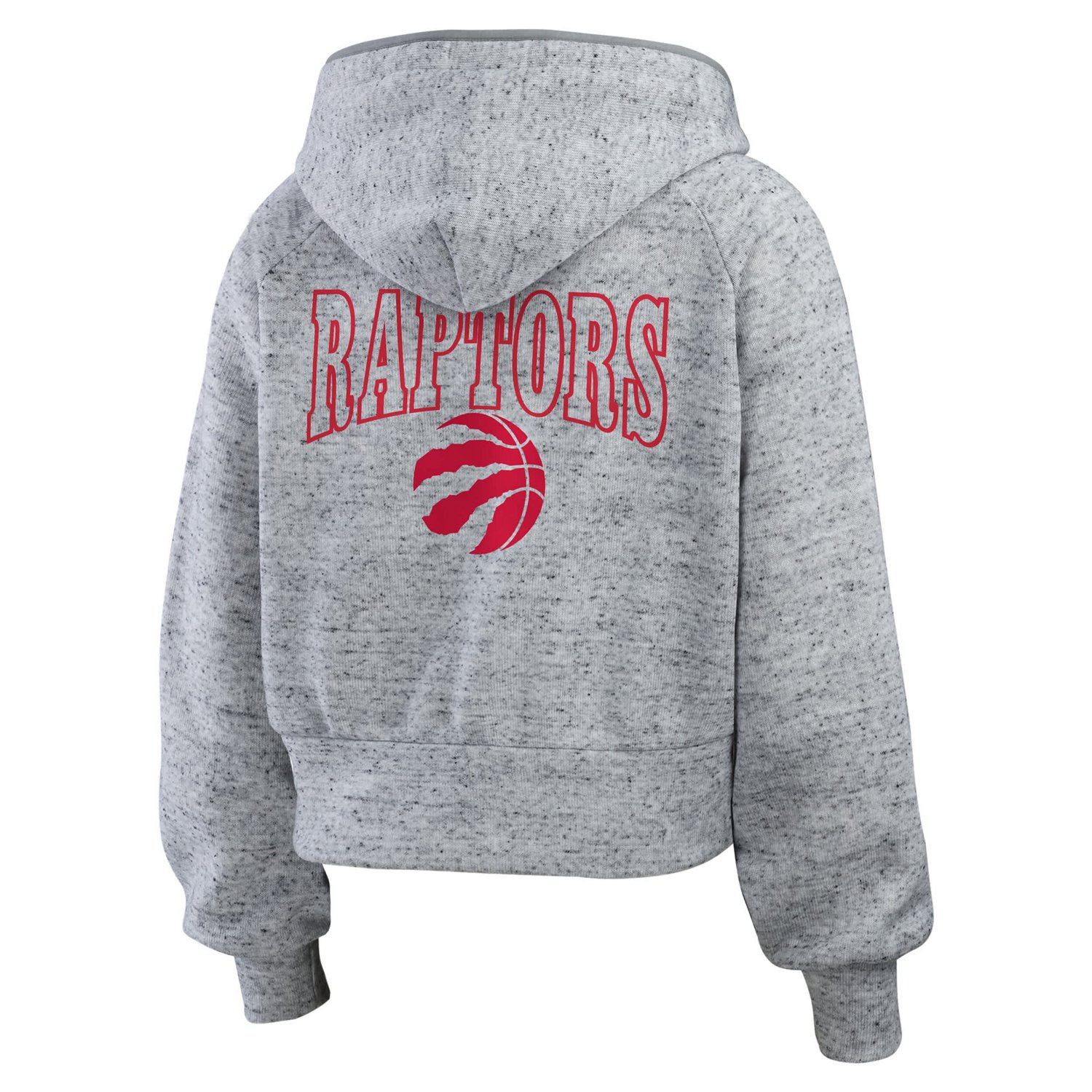 WEAR by Erin Andrews Toronto Raptors Speckled Radiator Full-Zip Hoodie                                                           - view number 3