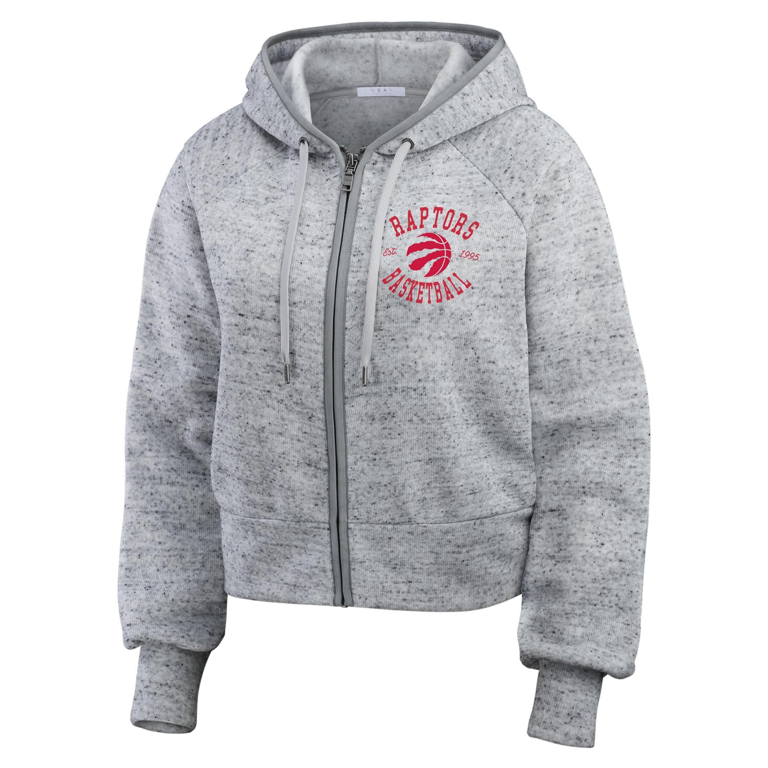 WEAR by Erin Andrews Toronto Raptors Speckled Radiator Full-Zip Hoodie                                                           - view number 2
