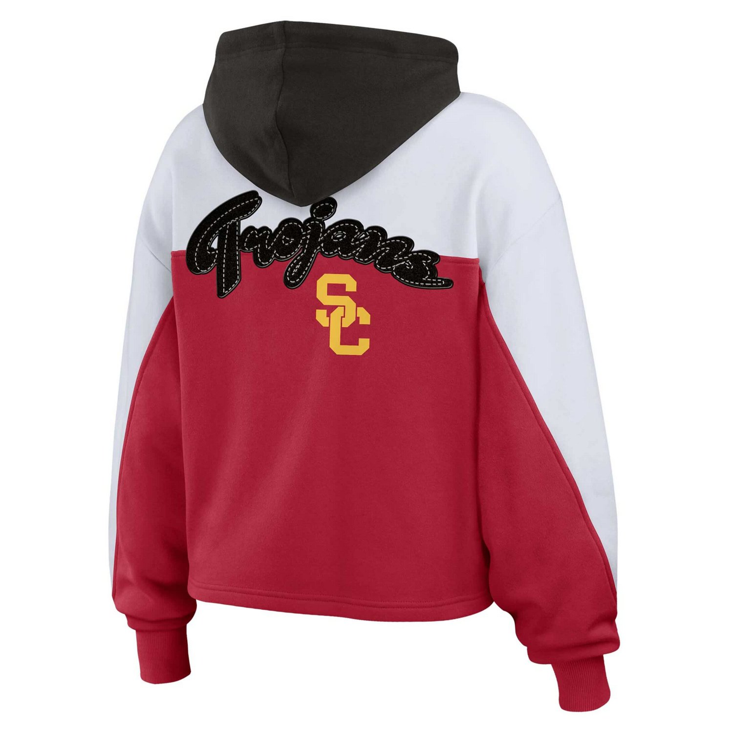 WEAR by Erin Andrews USC Trojans Color-Block Full-Zip Hoodie - view number 3