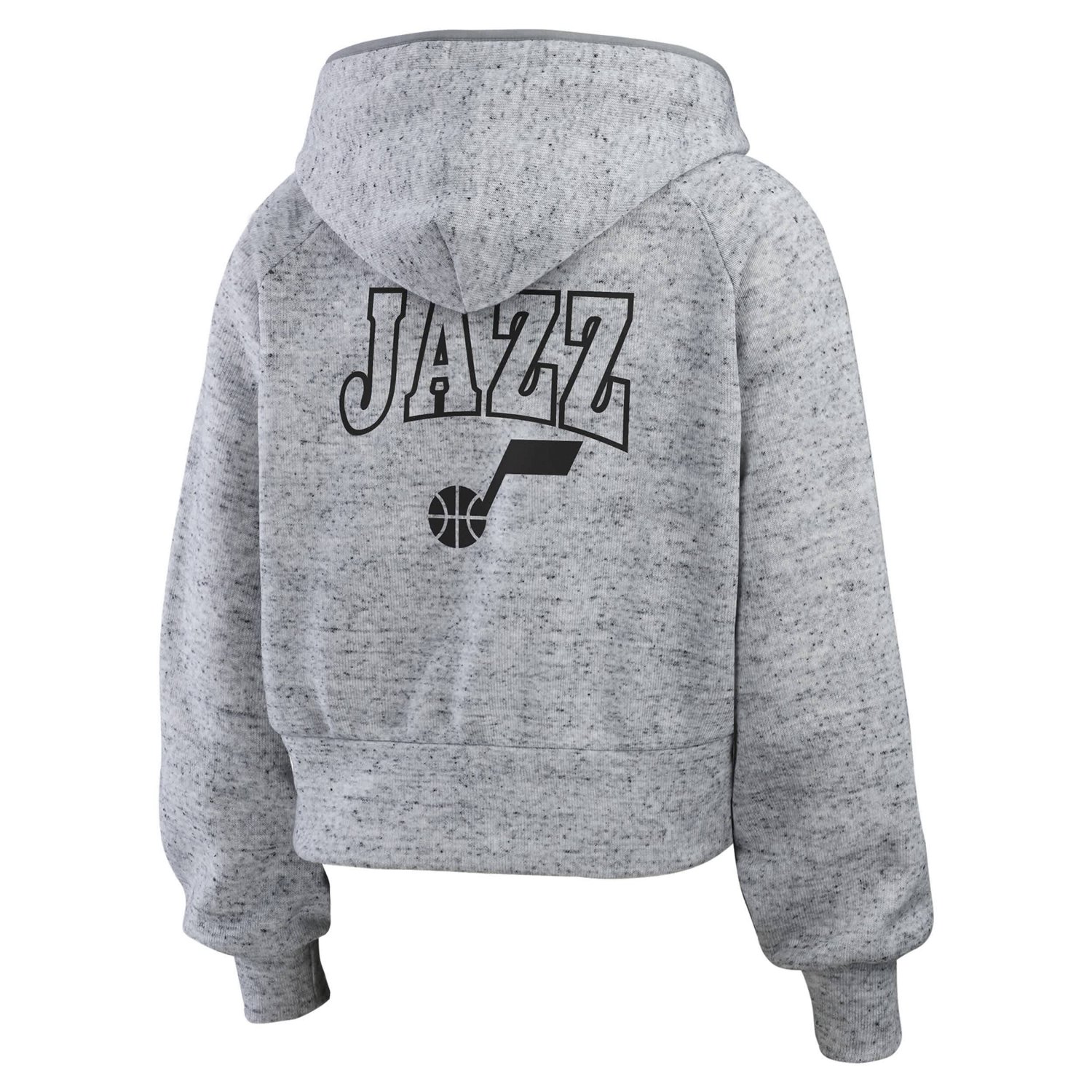 WEAR by Erin Andrews Utah Jazz Speckled Radiator Full-Zip Hoodie                                                                 - view number 3