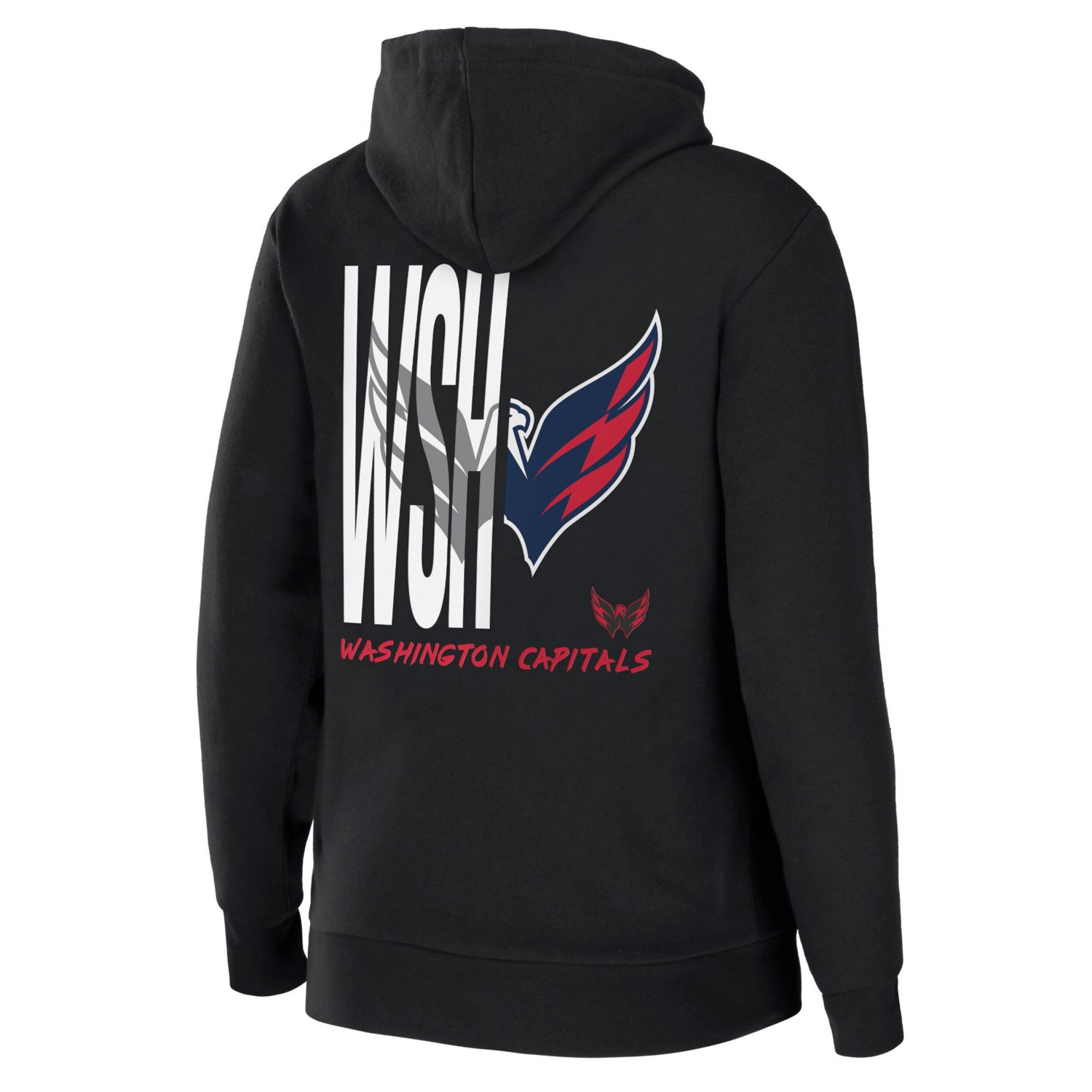 WEAR by Erin Andrews Washington Capitals Sponge Fleece Full-Zip Hoodie - view number 3