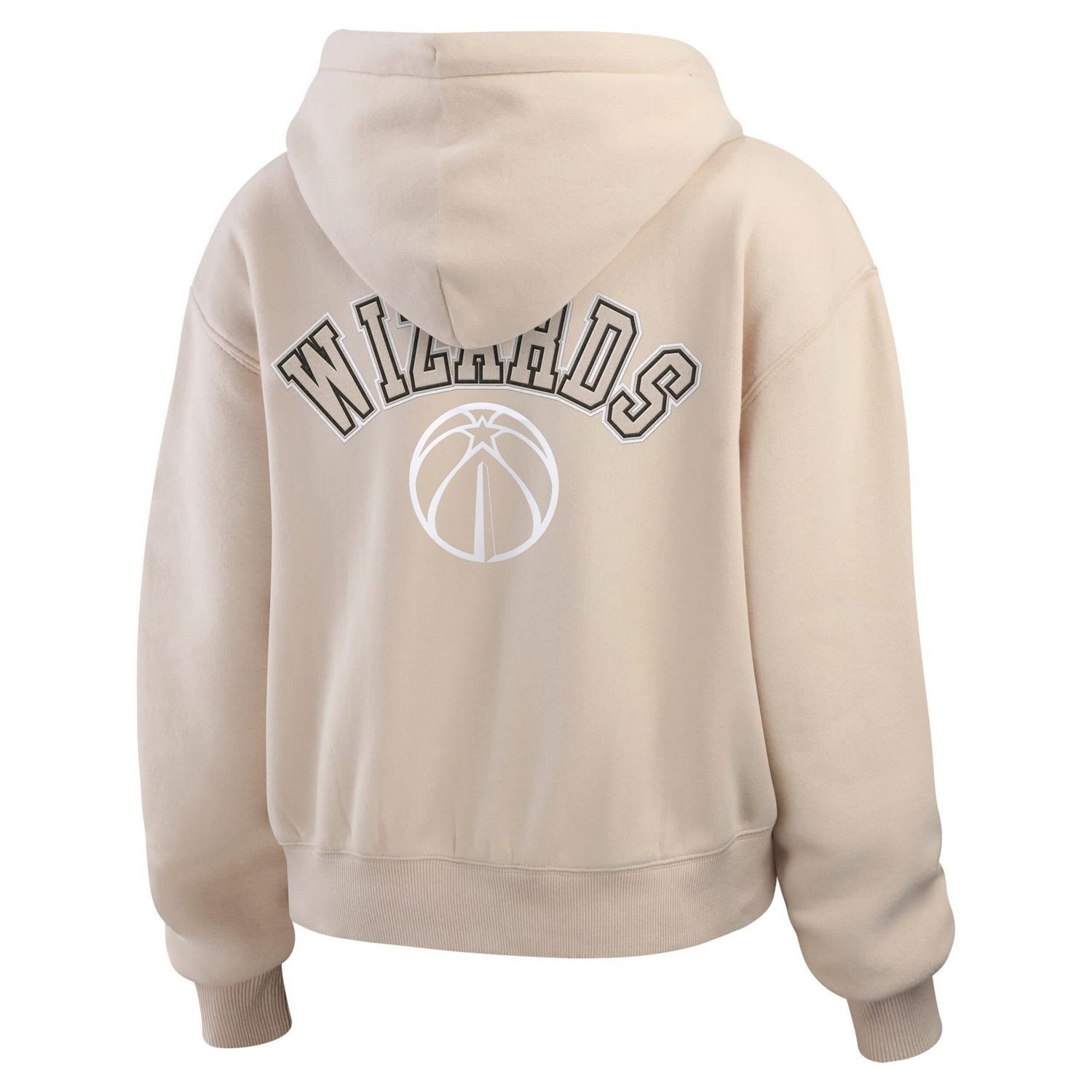 WEAR by Erin Andrews Washington Wizards Tonal Felt Patch Full-Zip Hoodie                                                         - view number 3