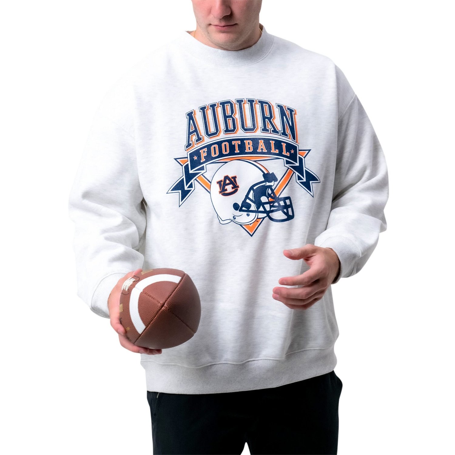 Women's Established  Co Auburn Tigers Logo Pullover Sweatshirt - view number 2