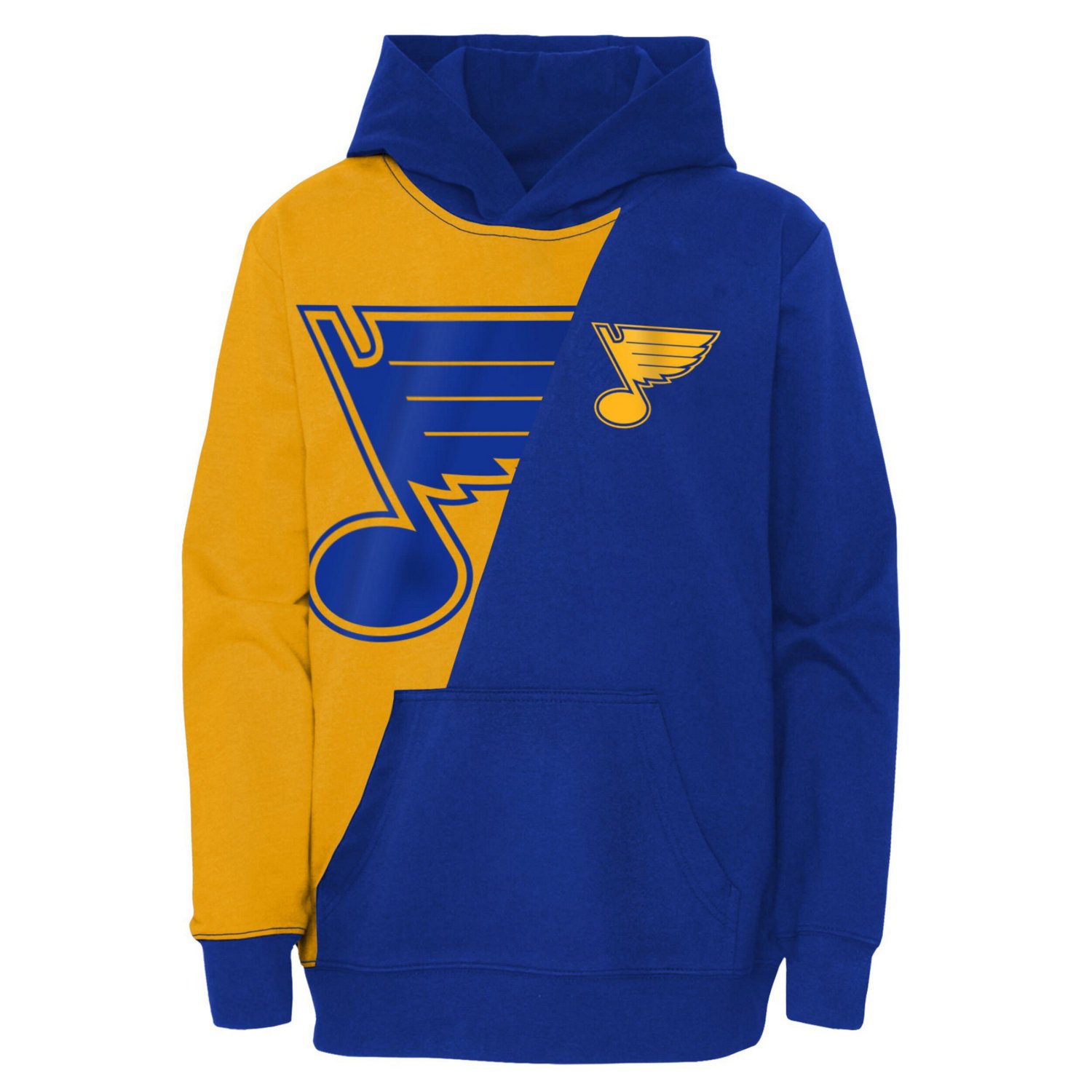 Youth Blue St Louis Blues Unrivaled Pullover Hoodie - view number 2