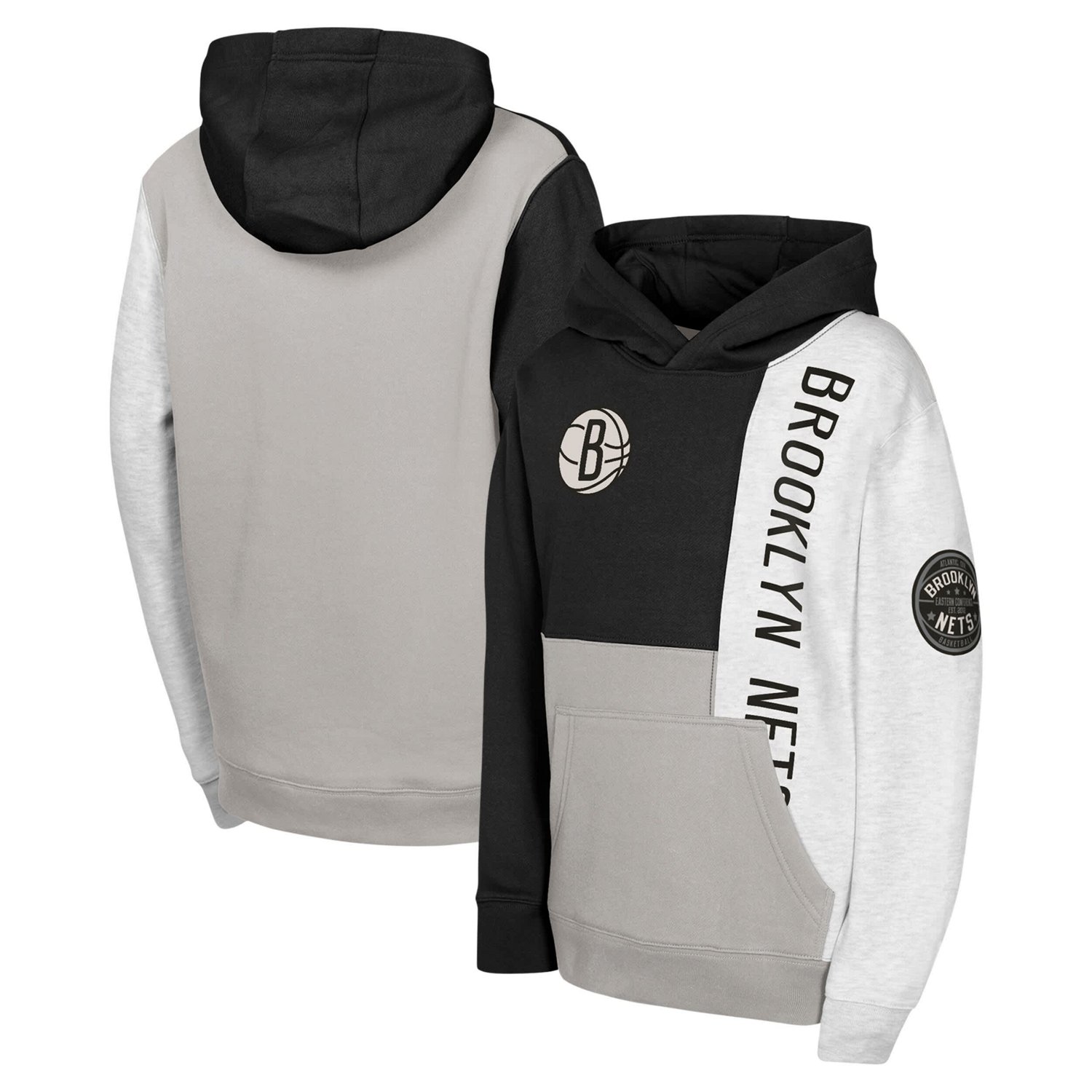 Youth Brooklyn Nets Splash Pullover Hoodie - view number 1