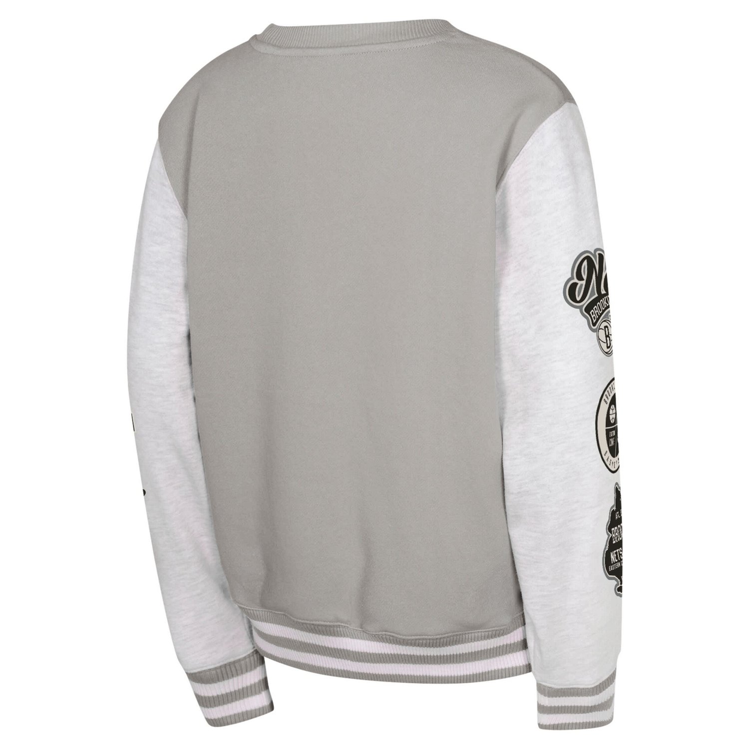 Youth Brooklyn Nets Star Treatment Pullover Sweatshirt                                                                           - view number 3