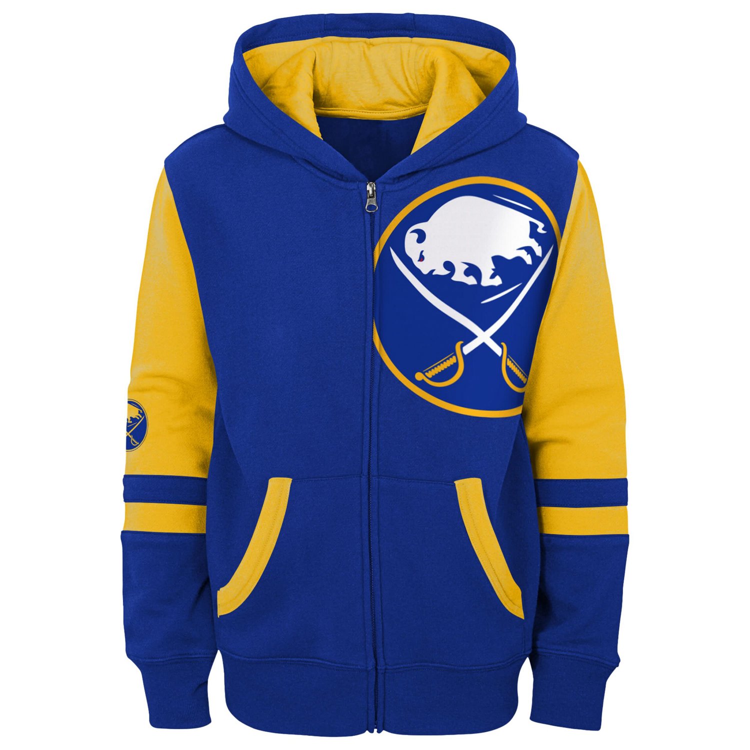 Youth Buffalo Sabres Face Off Full-Zip Hoodie                                                                                    - view number 2