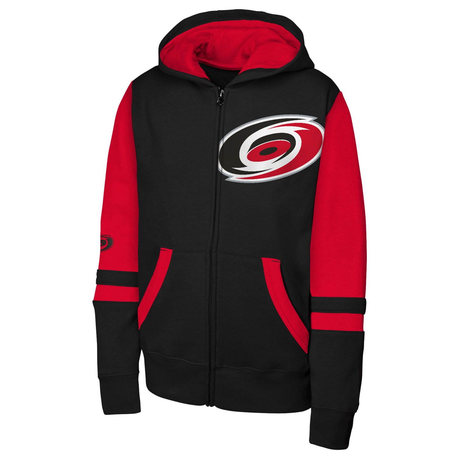 Youth Carolina Hurricanes Face Off Full-Zip Hoodie - view number 2