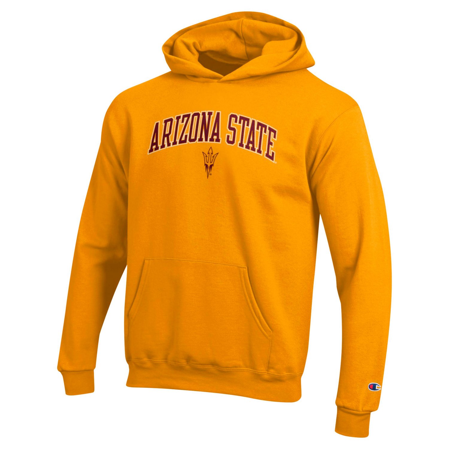 Youth Champion Arizona State Sun Devils Campus Pullover Hoodie                                                                   - view number 2