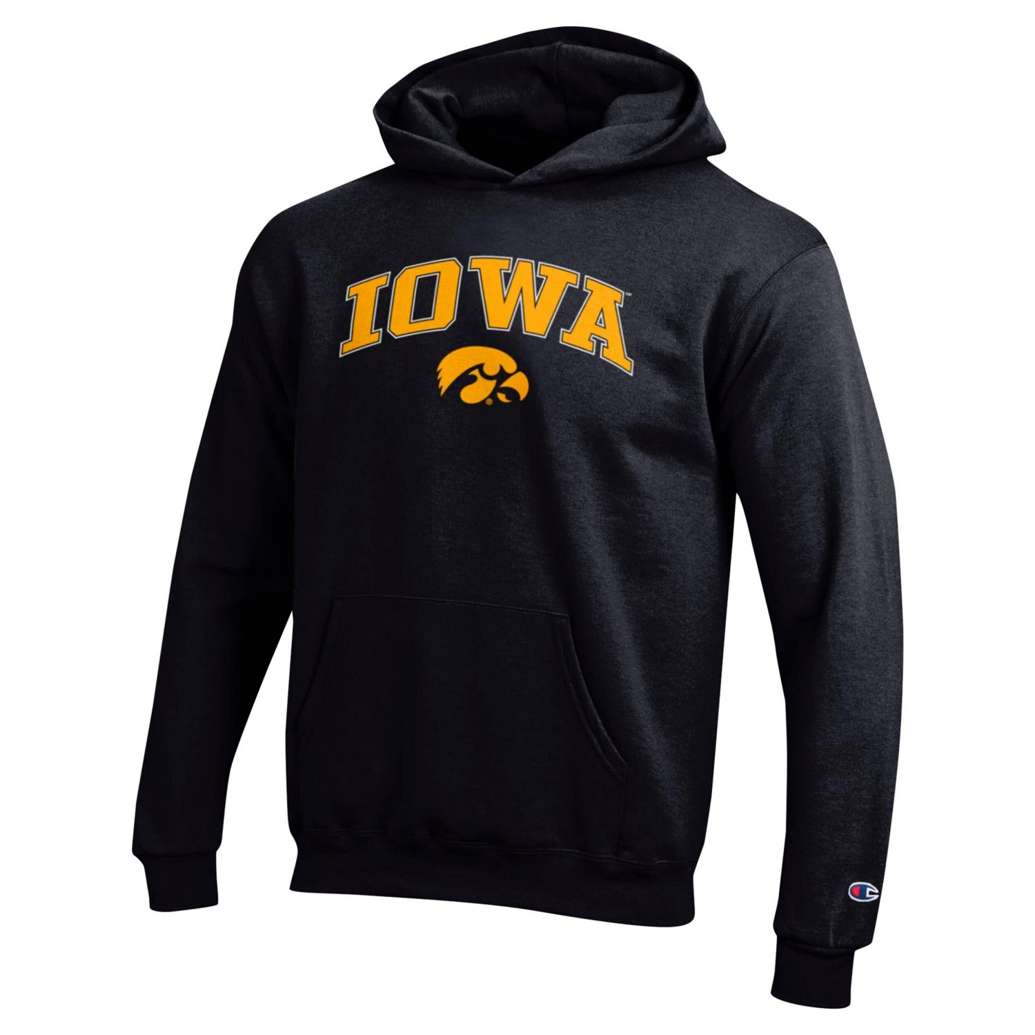 Youth Champion Iowa Hawkeyes Campus Pullover Hoodie - view number 2