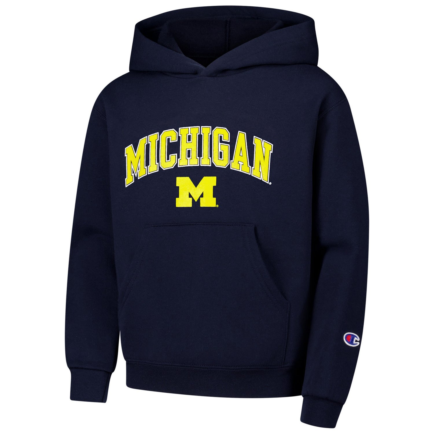 Youth Champion Michigan Wolverines Campus Pullover Hoodie - view number 2