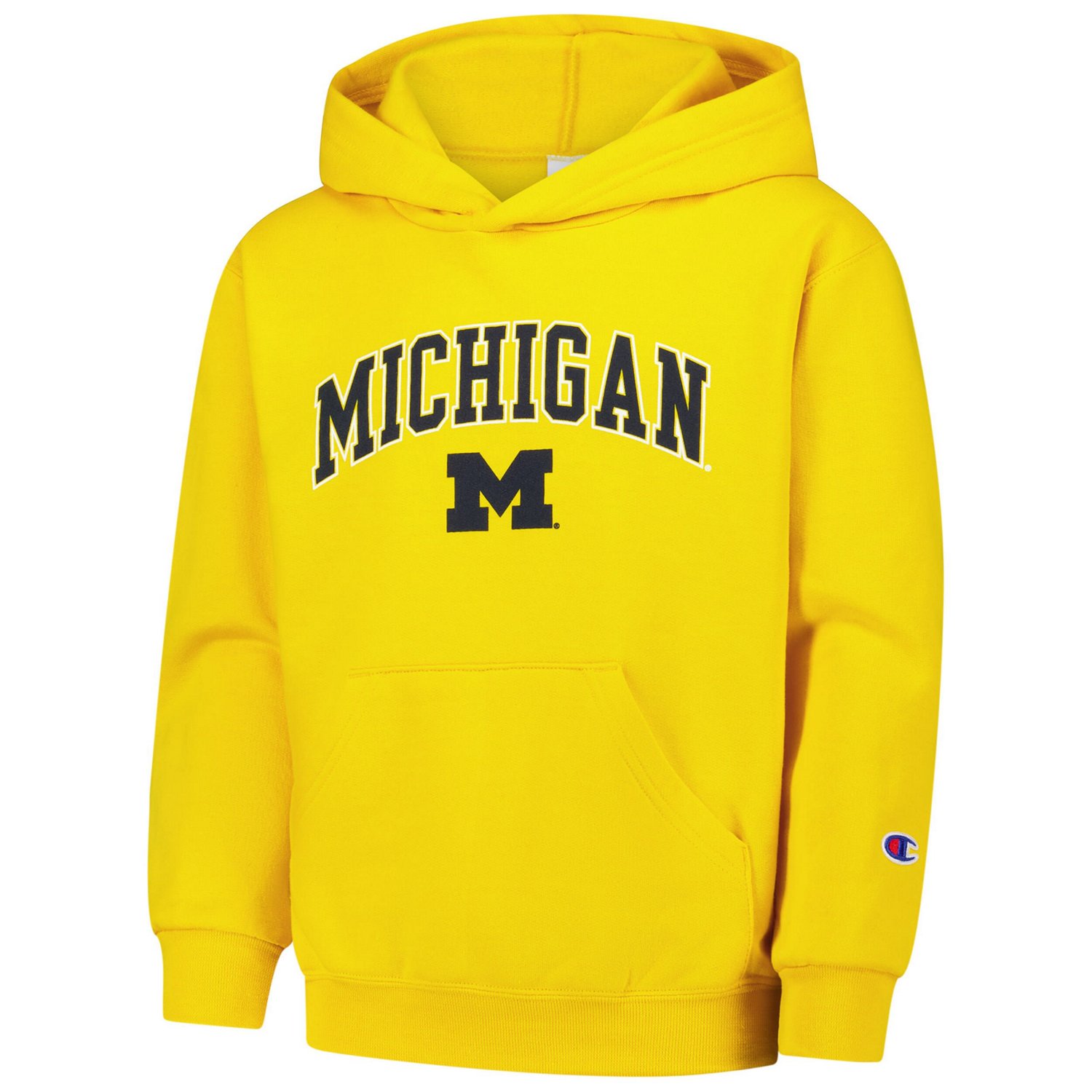 Youth Champion Michigan Wolverines Campus Pullover Hoodie - view number 2