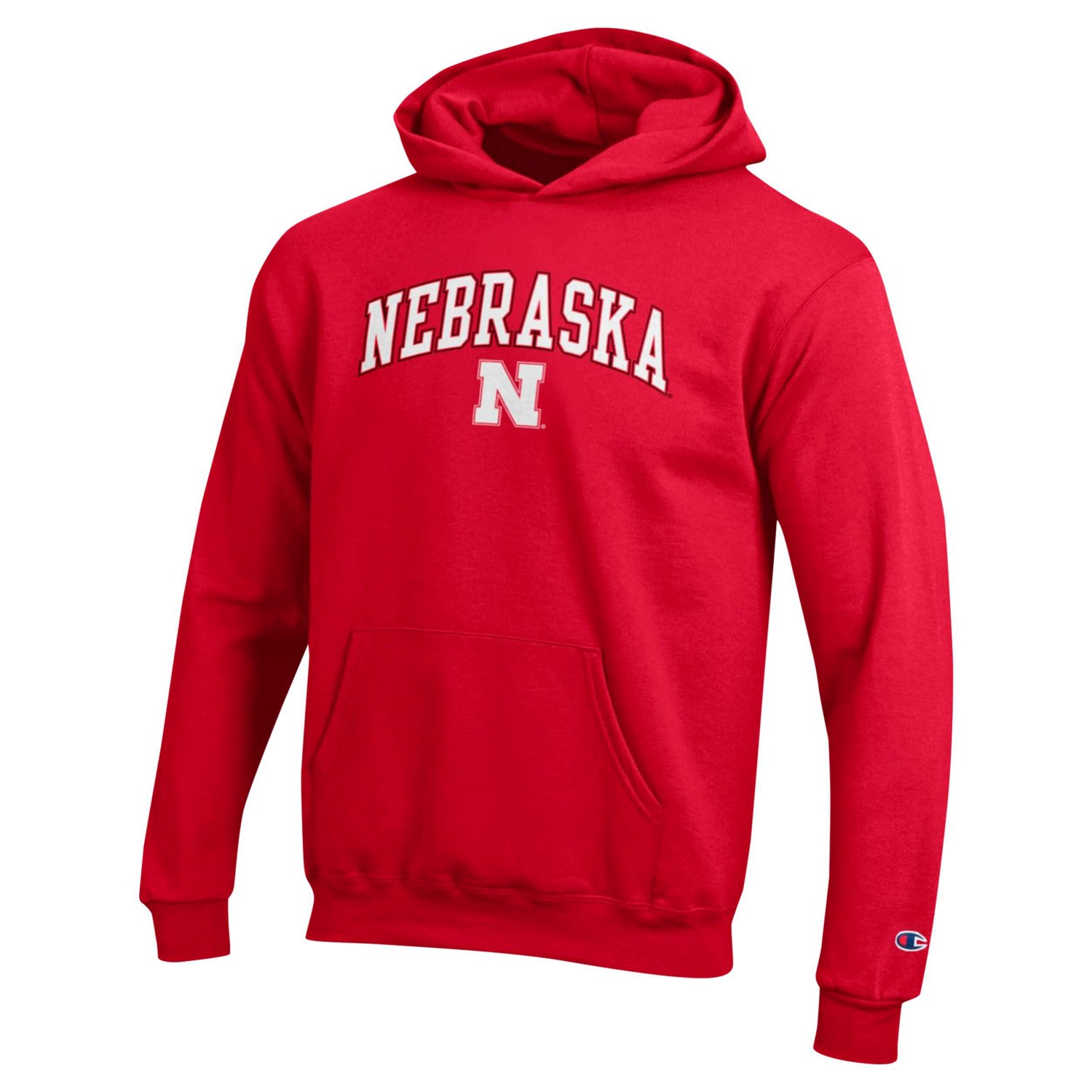 Youth Champion Nebraska Huskers Campus Pullover Hoodie - view number 2