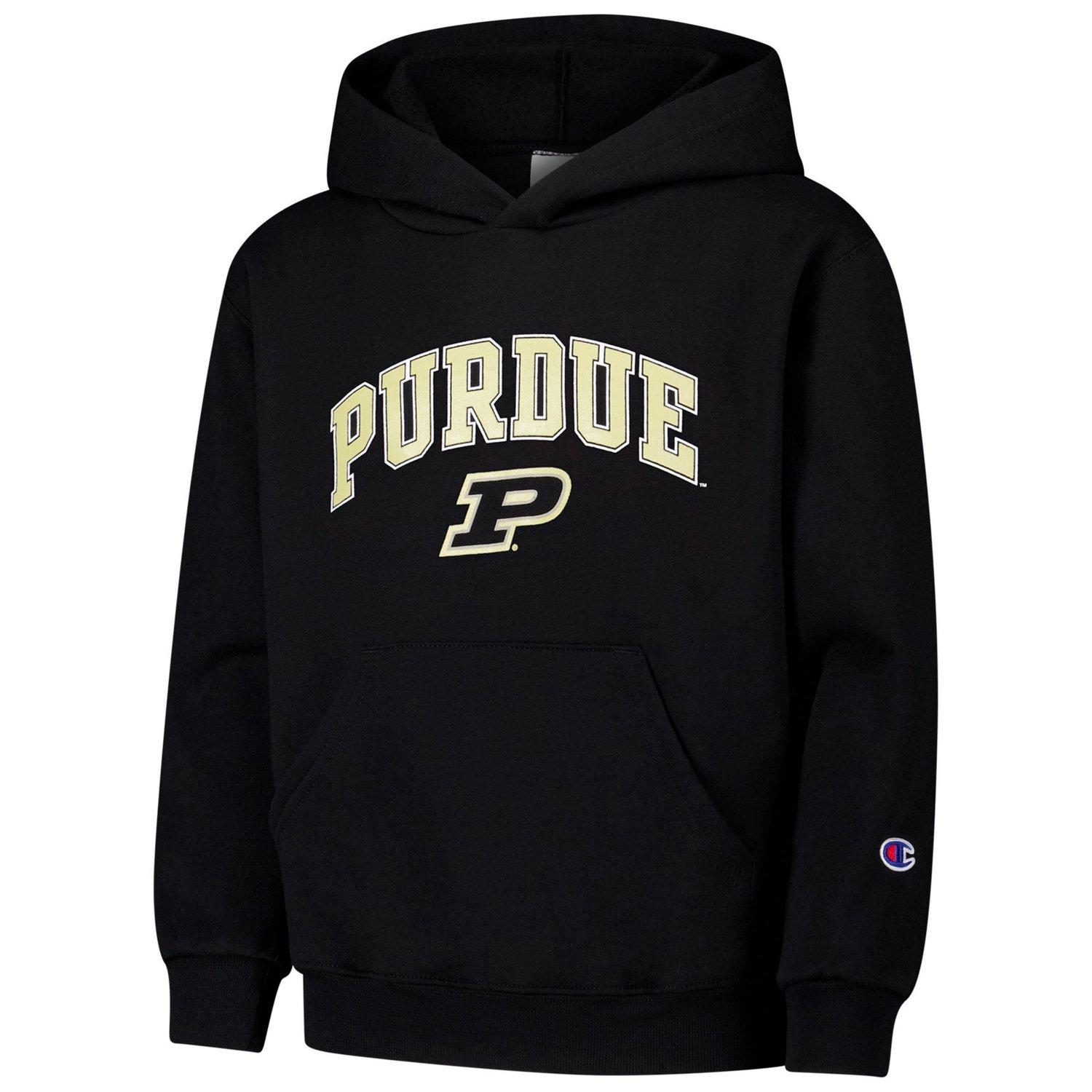 Youth Champion Purdue Boilermakers Campus Pullover Hoodie - view number 2