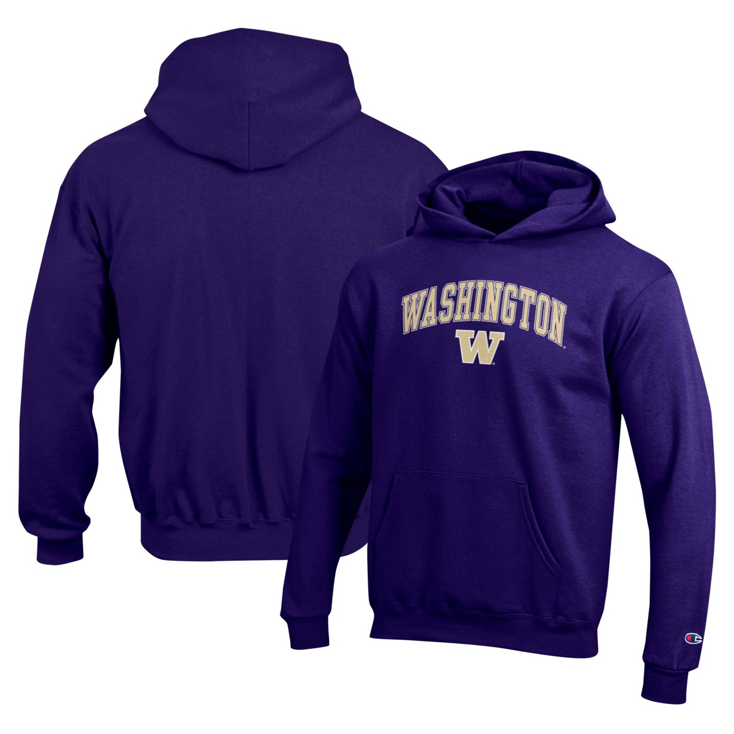 Youth Champion Washington Huskies Campus Pullover Hoodie - view number 1